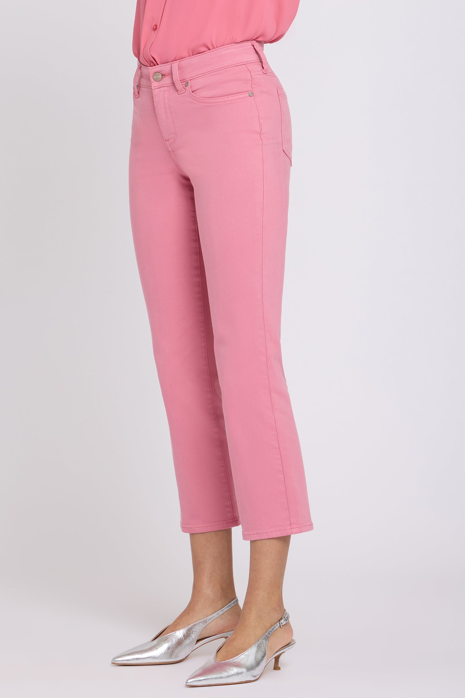 NYDJ Marilyn Straight Ankle Jeans  - Desert Rose