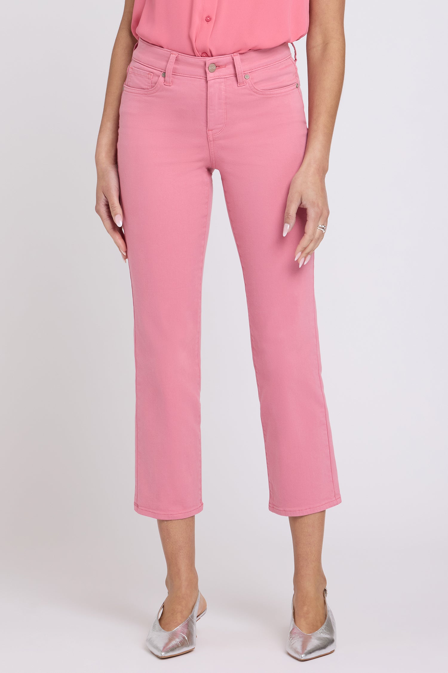 NYDJ Marilyn Straight Ankle Jeans  - Desert Rose