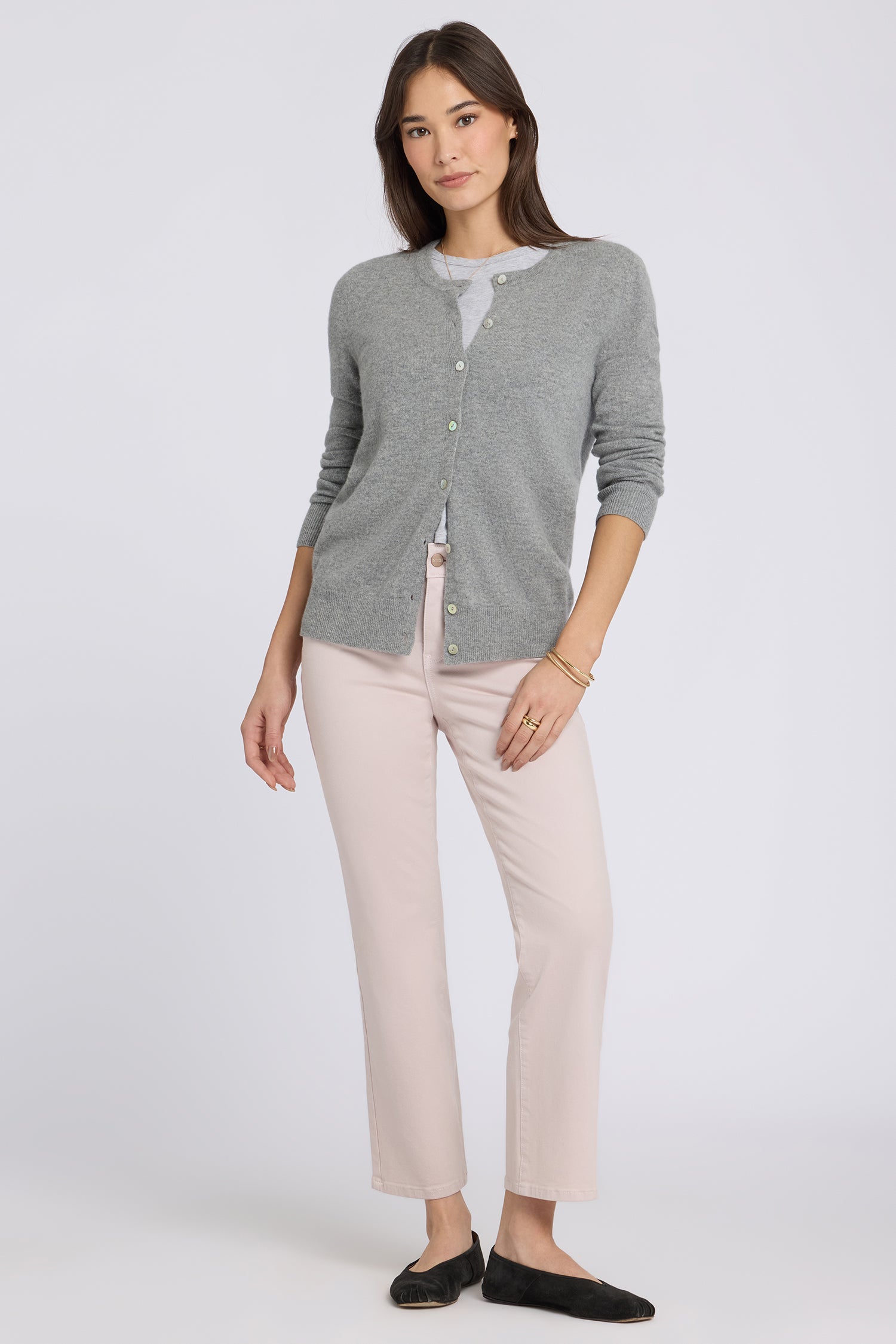 NYDJ Marilyn Straight Ankle Jeans  - Rock Flower