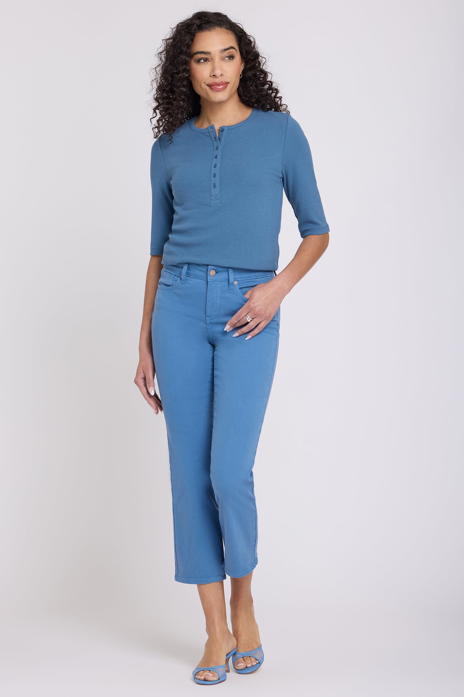 NYDJ Marilyn Straight Ankle Jeans  - Seven Seas