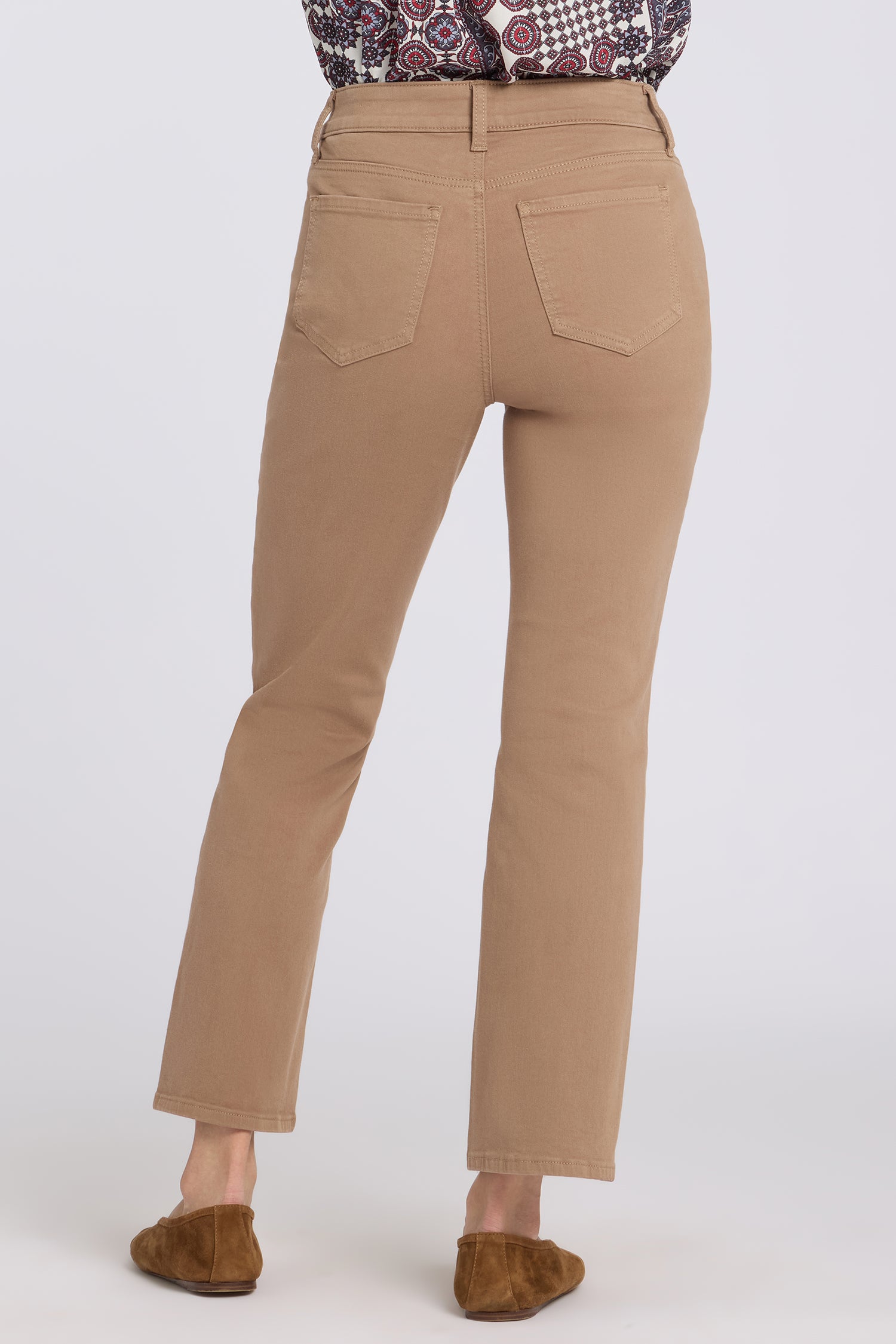 NYDJ Marilyn Straight Ankle Jeans  - Toasted Coconut