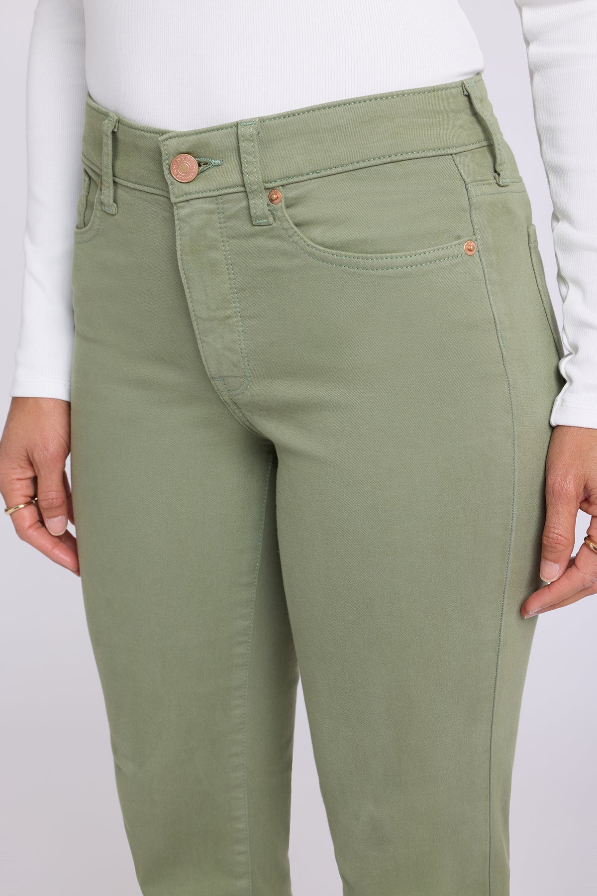 NYDJ Marilyn Straight Jeans  - Artichoke