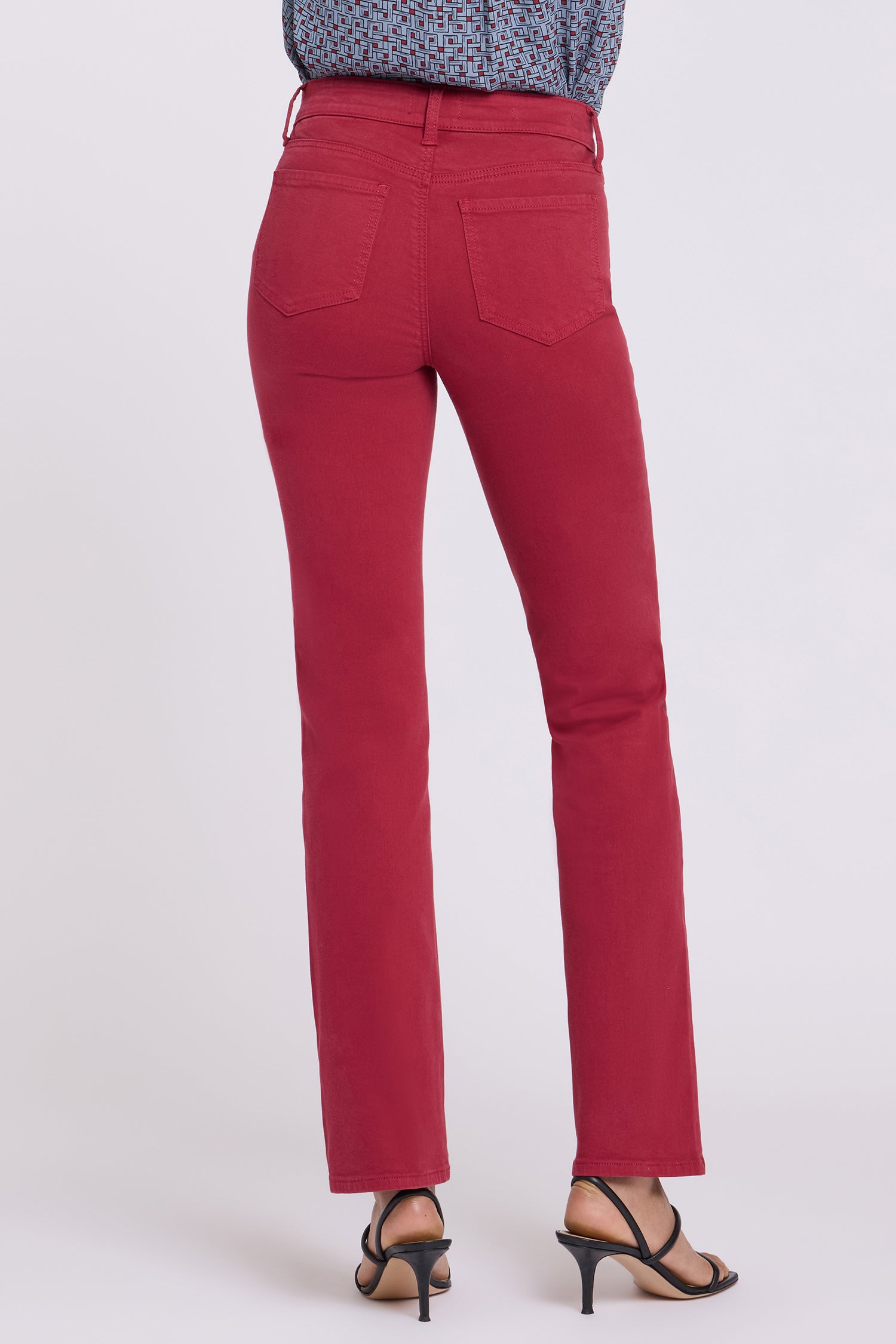 NYDJ Marilyn Straight Jeans  - Beaujolais
