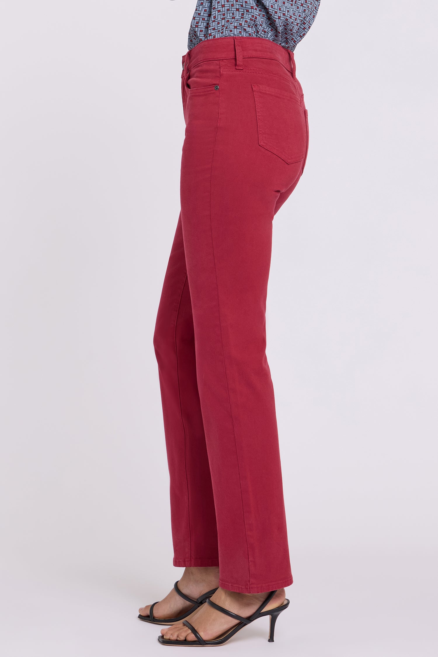 NYDJ Marilyn Straight Jeans  - Beaujolais
