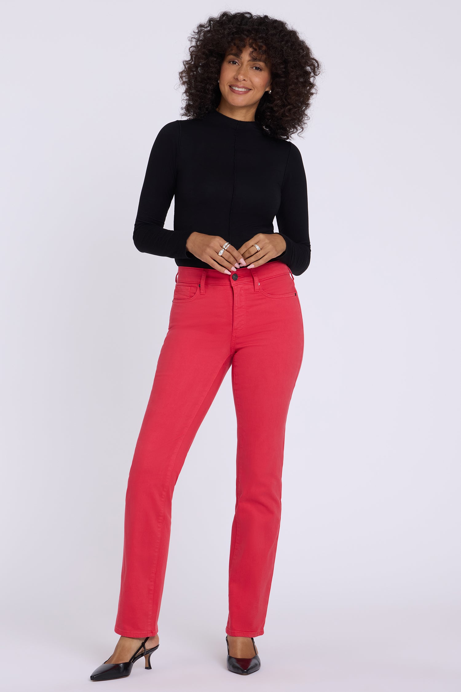 NYDJ Marilyn Straight Jeans  - Passion
