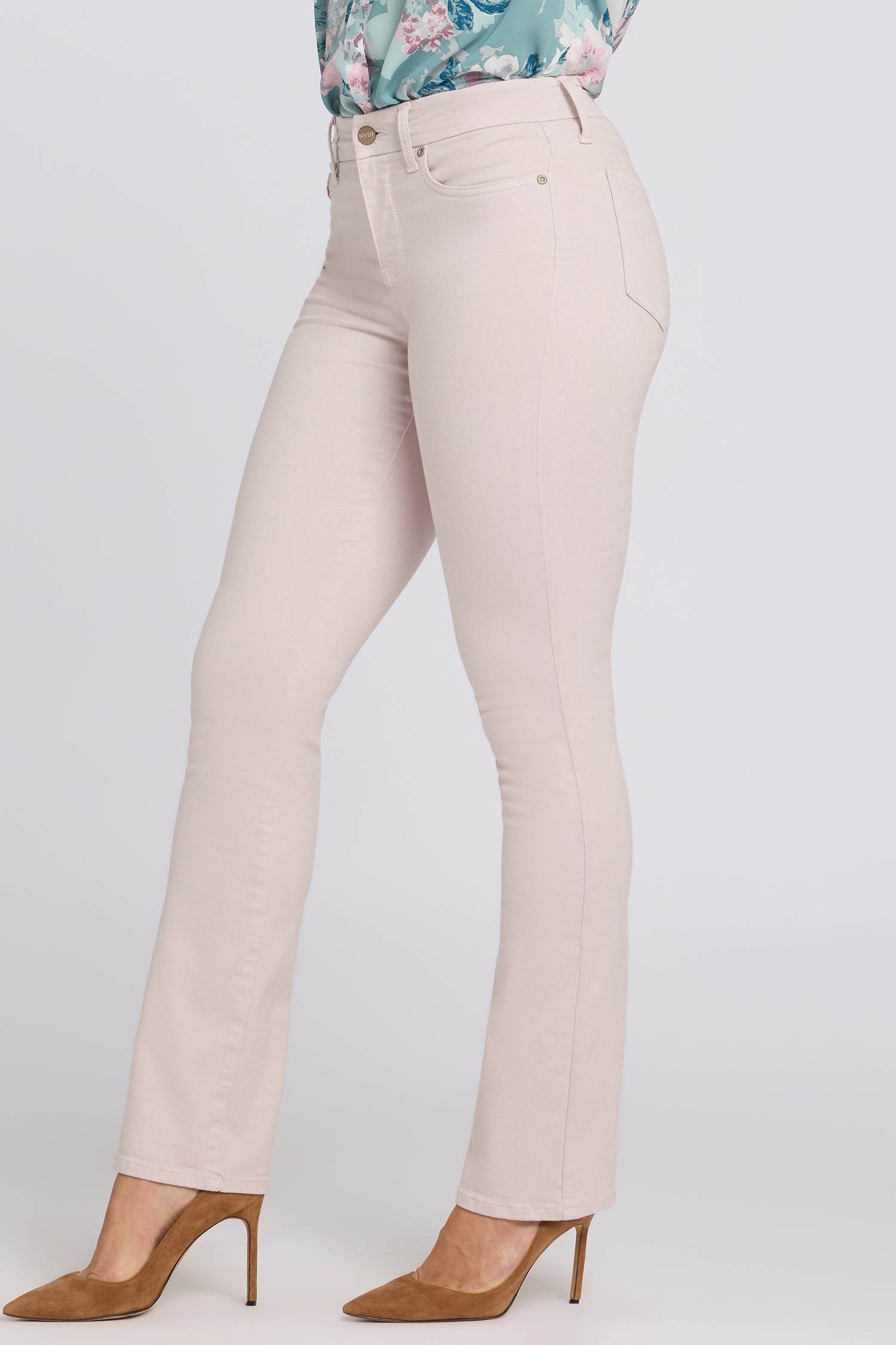 NYDJ Waist-Match™ Marilyn Straight Jeans  - Rock Flower