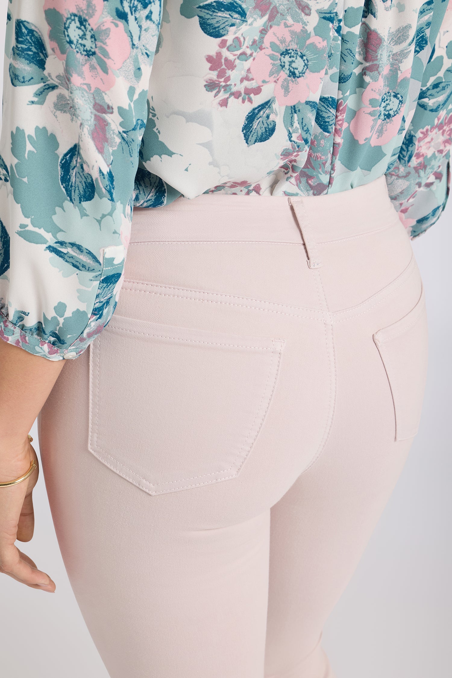 NYDJ Waist-Match™ Marilyn Straight Jeans  - Rock Flower