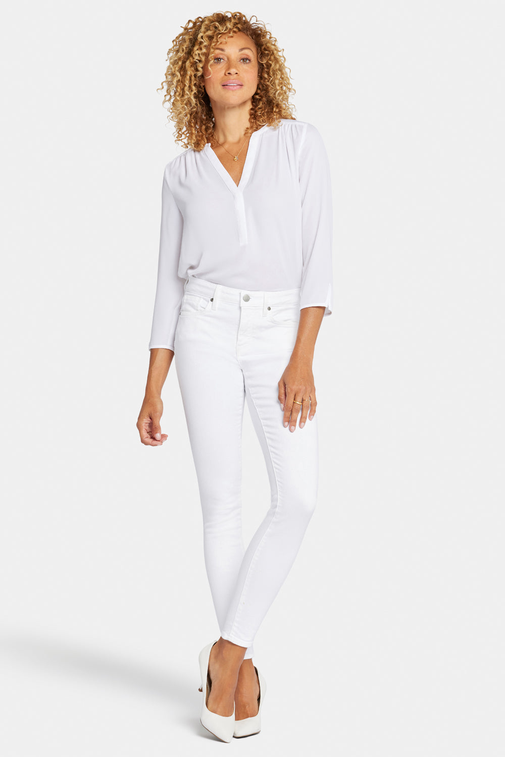 NYDJ Ami Skinny Jeans  - Optic White