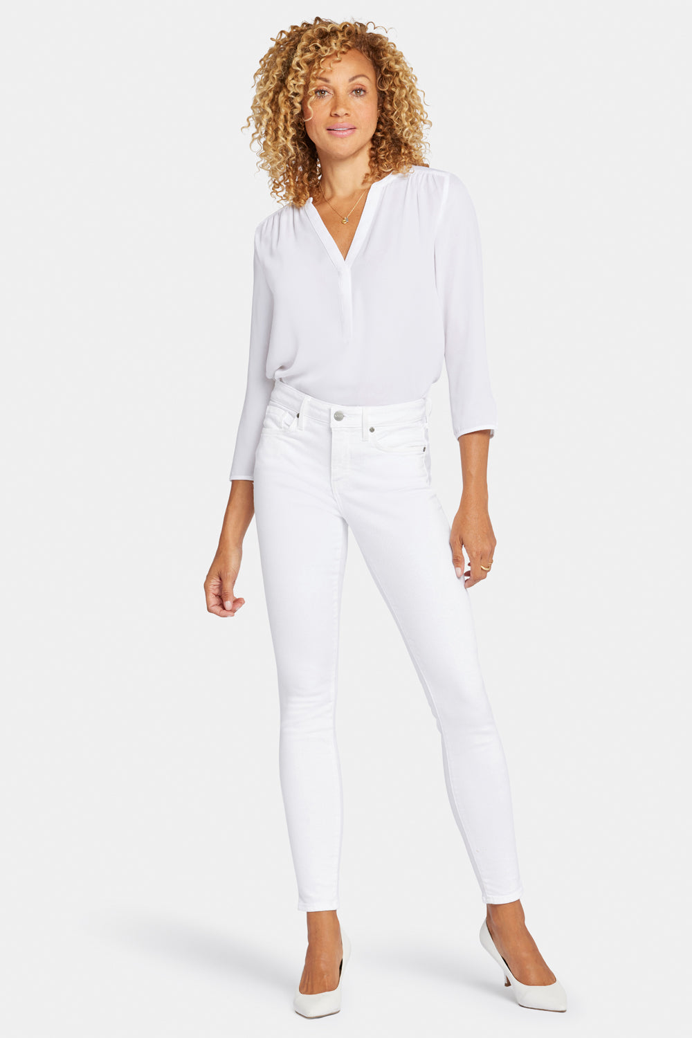 NYDJ Ami Skinny Jeans  - Optic White