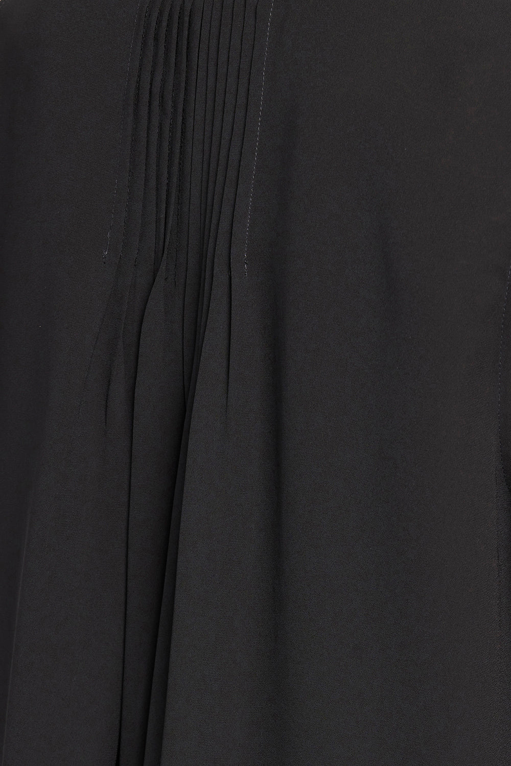 NYDJ Sleeveless Pintuck Blouse  - Black