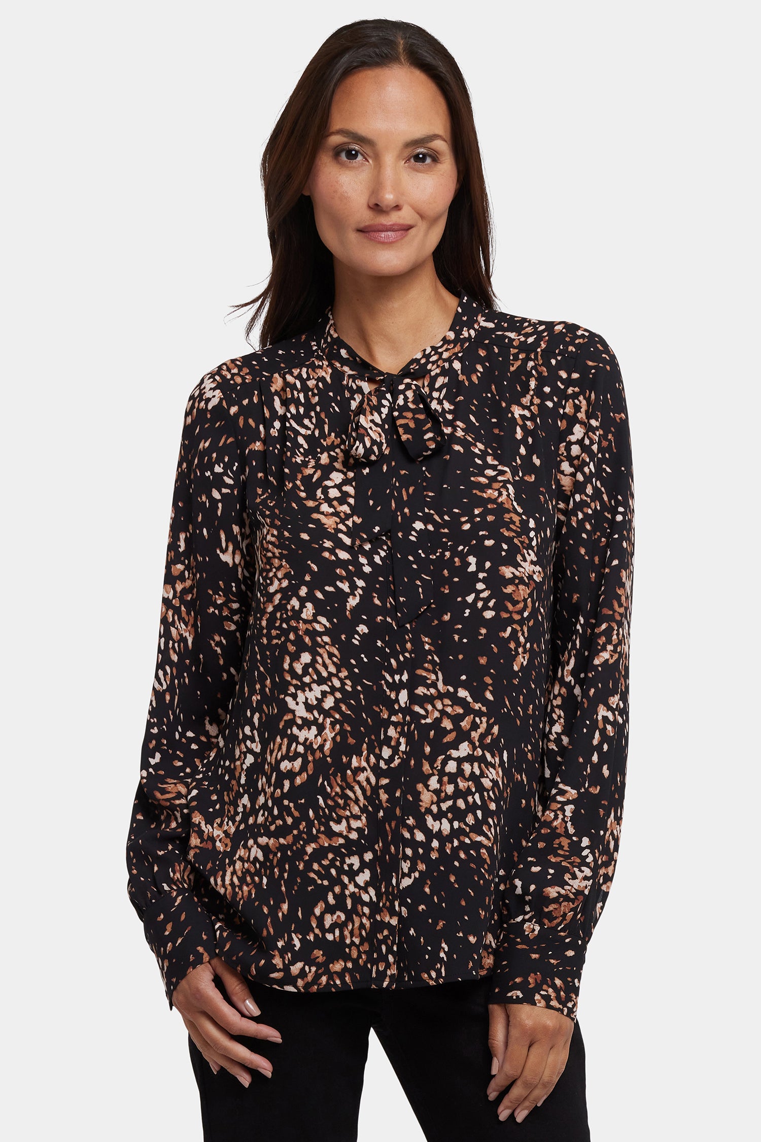 NYDJ Tie-Neck Blouse  - Le Montclair