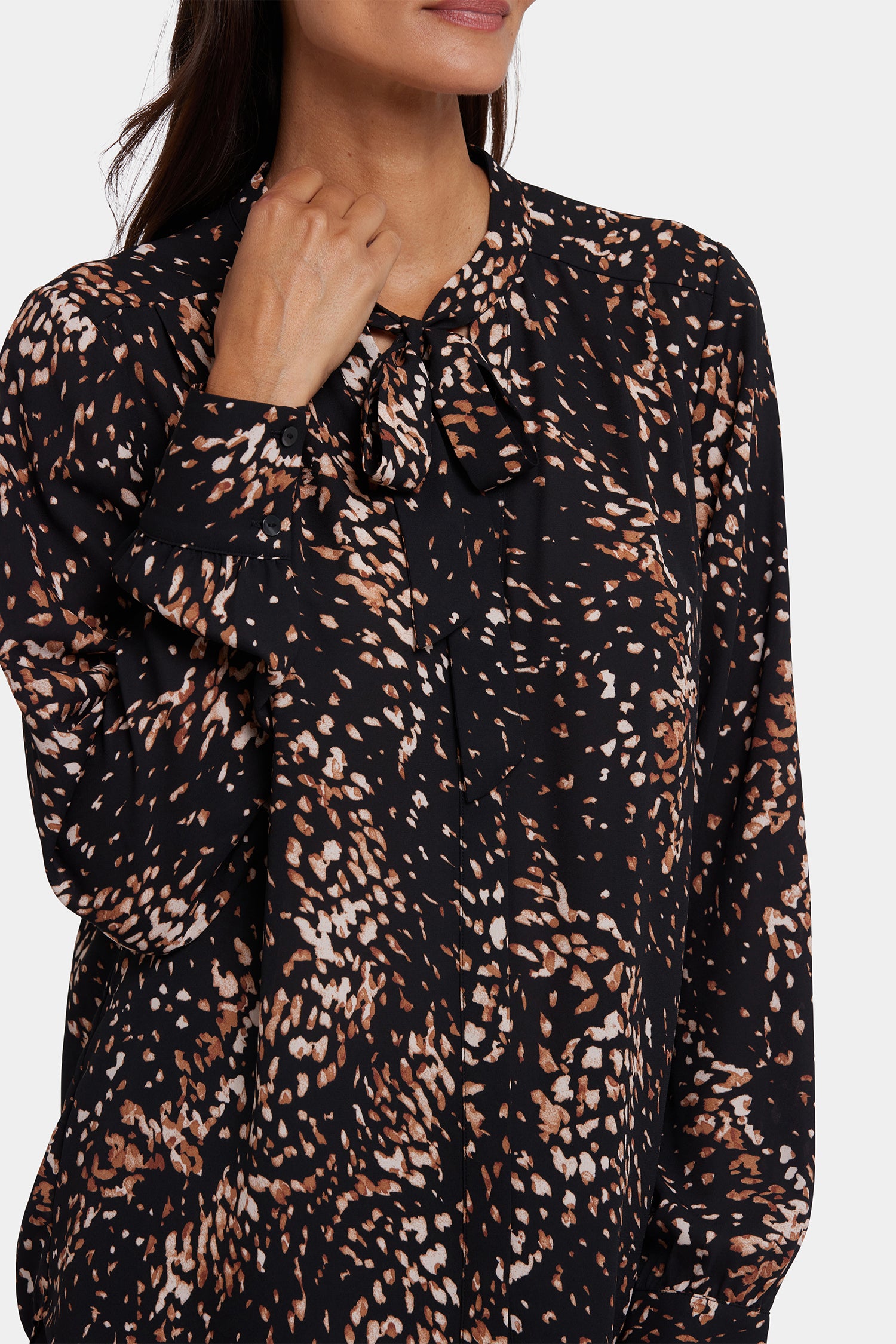 NYDJ Tie-Neck Blouse  - Le Montclair