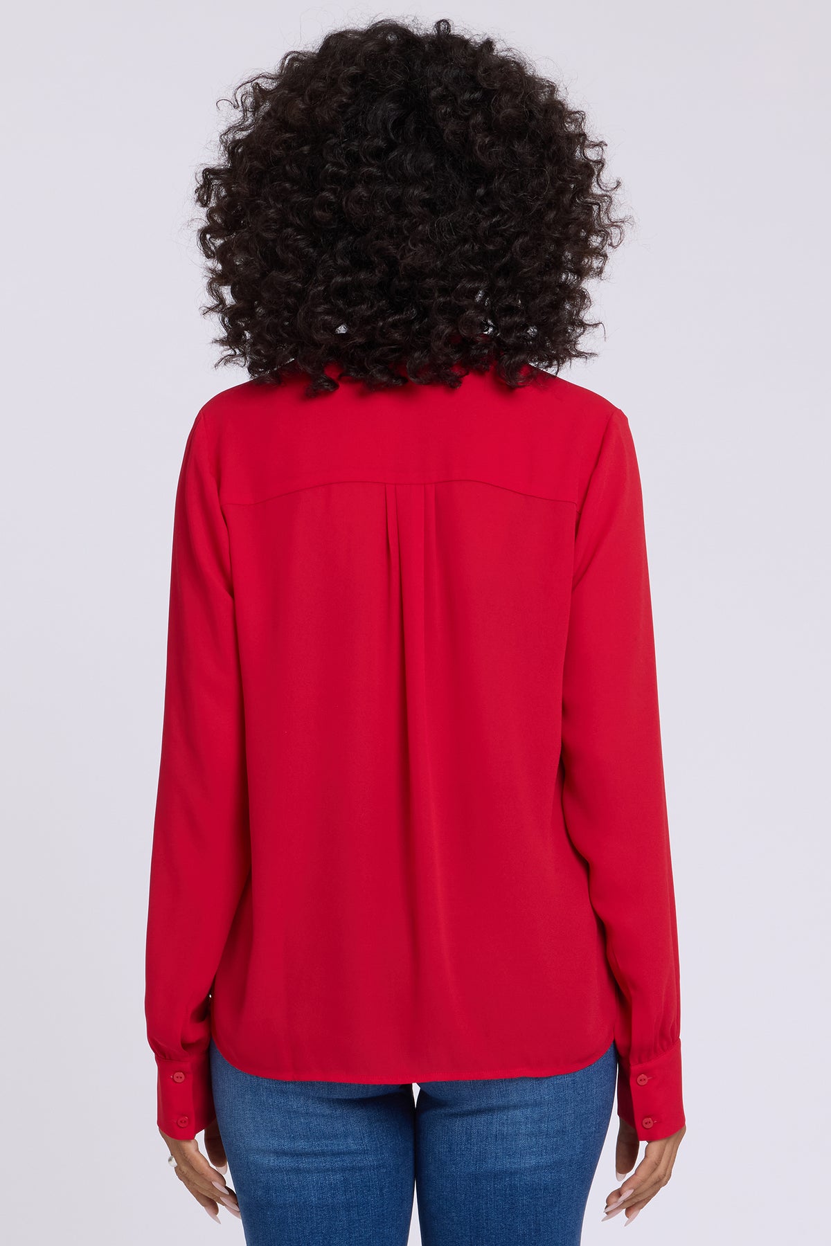 NYDJ Tie-Neck Blouse  - Passion