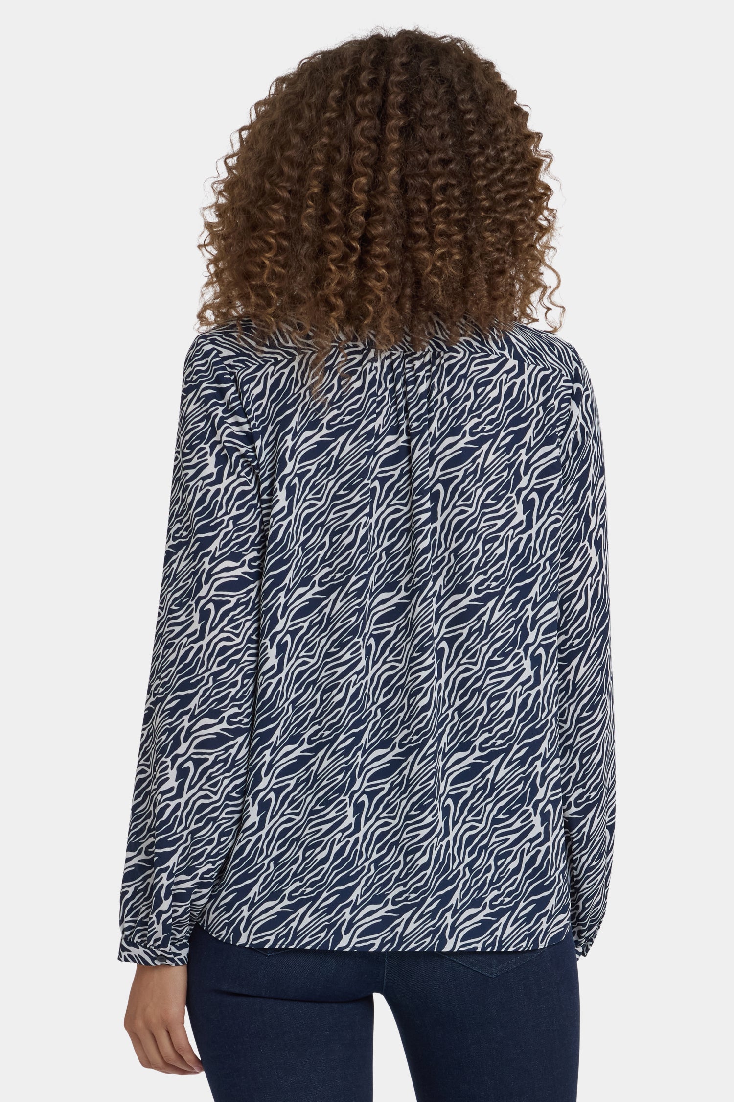 NYDJ Modern Blouse  - Vintage Zebra