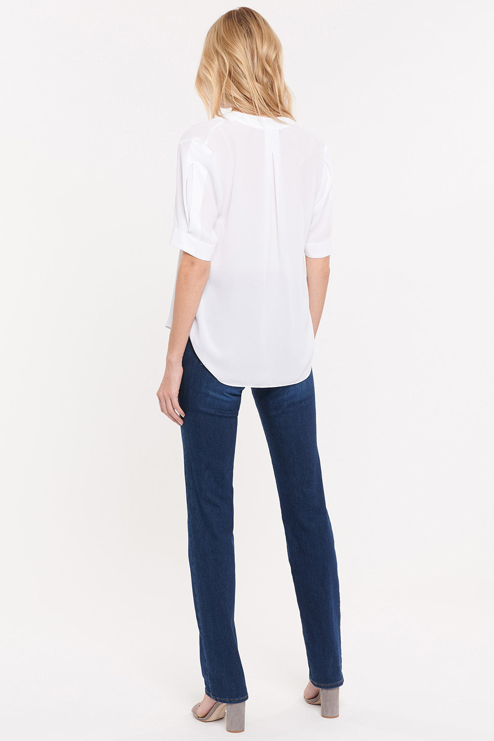 NYDJ Charming Top  - Optic White