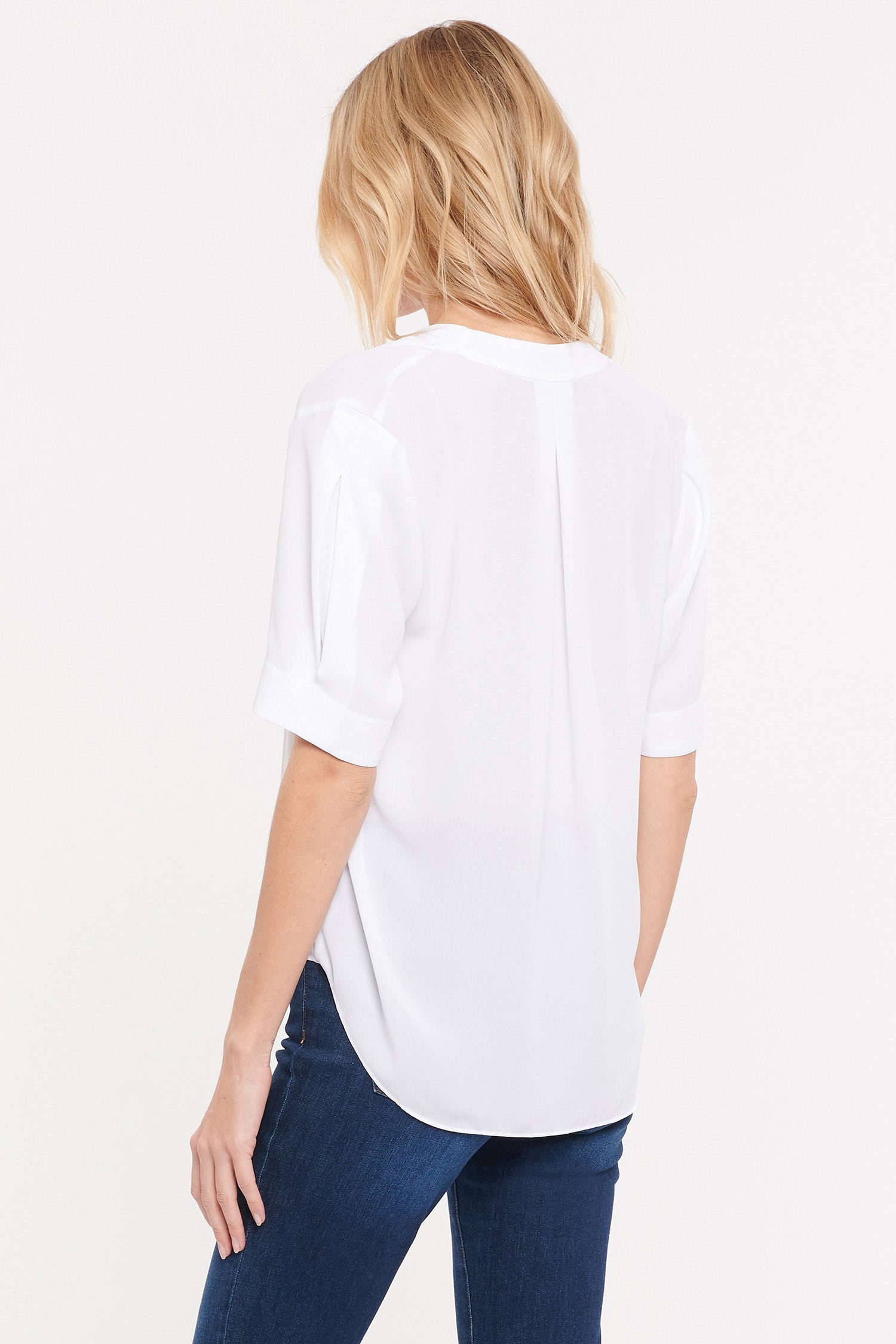 NYDJ Charming Top  - Optic White