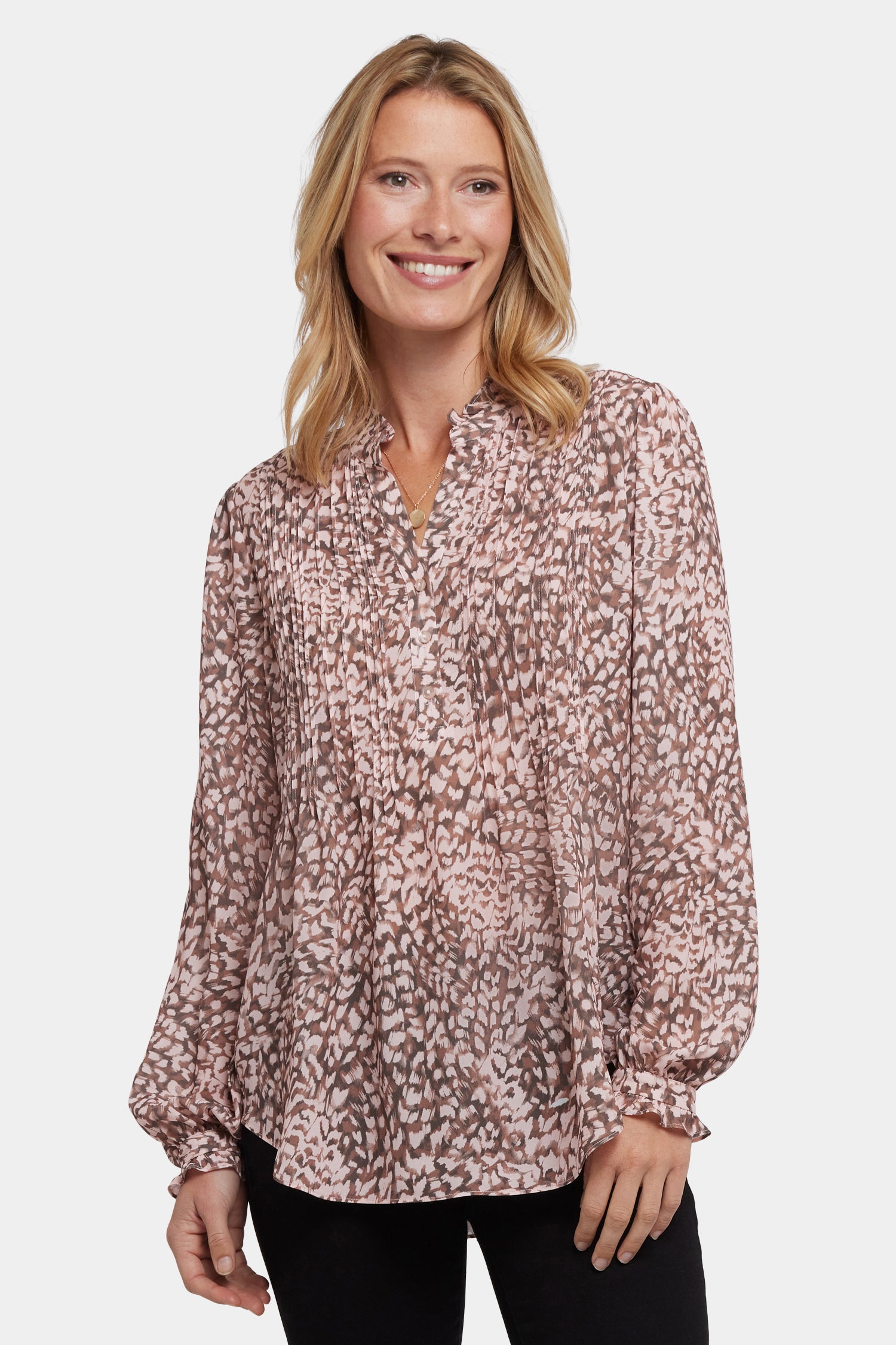 NYDJ Pleated Front Tunic  - Delacroix