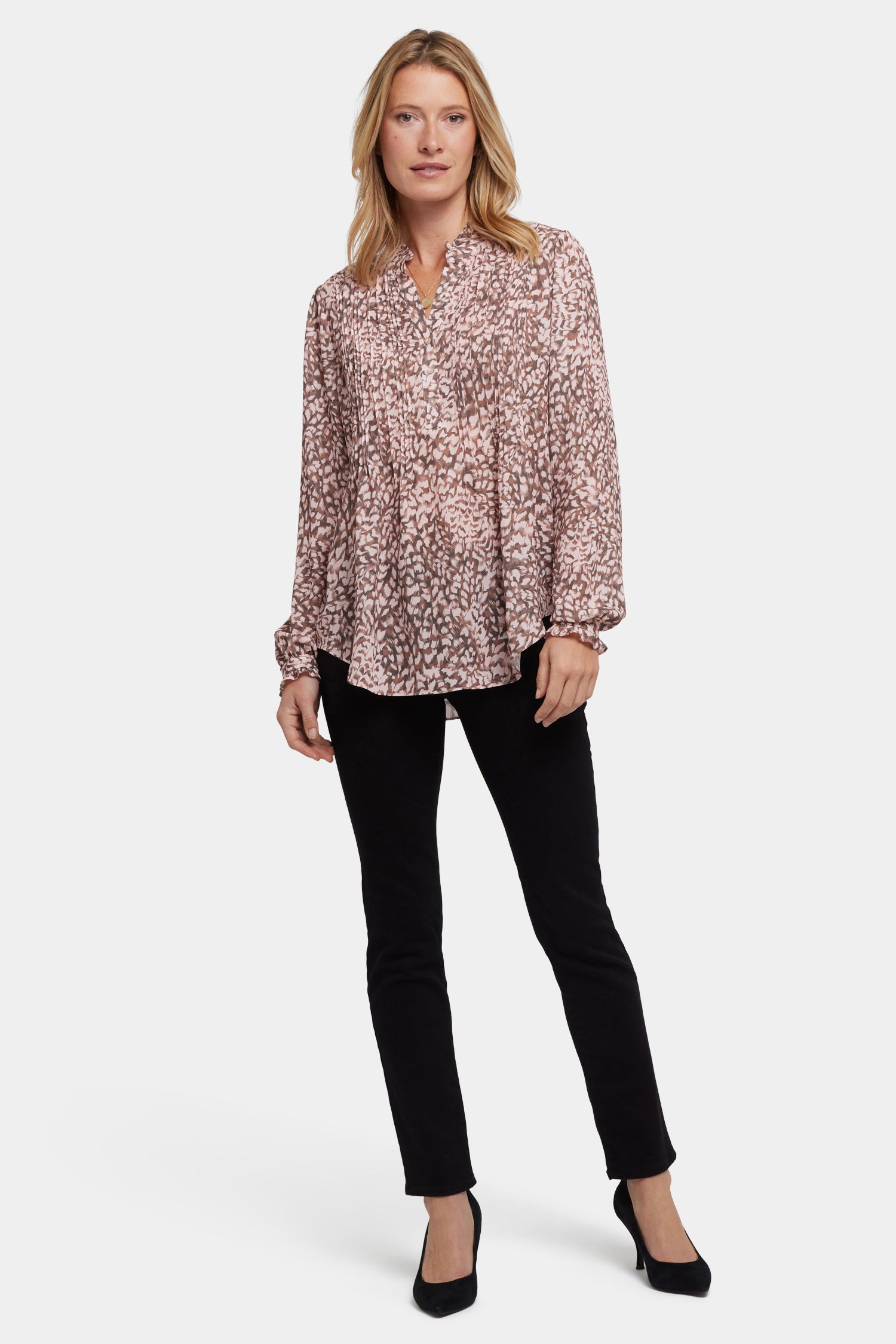 NYDJ Pleated Front Tunic  - Delacroix