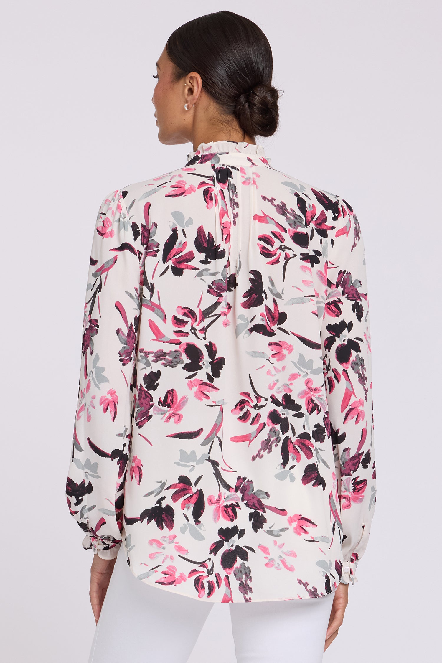 NYDJ Pleated Front Tunic  - Starlight Garden