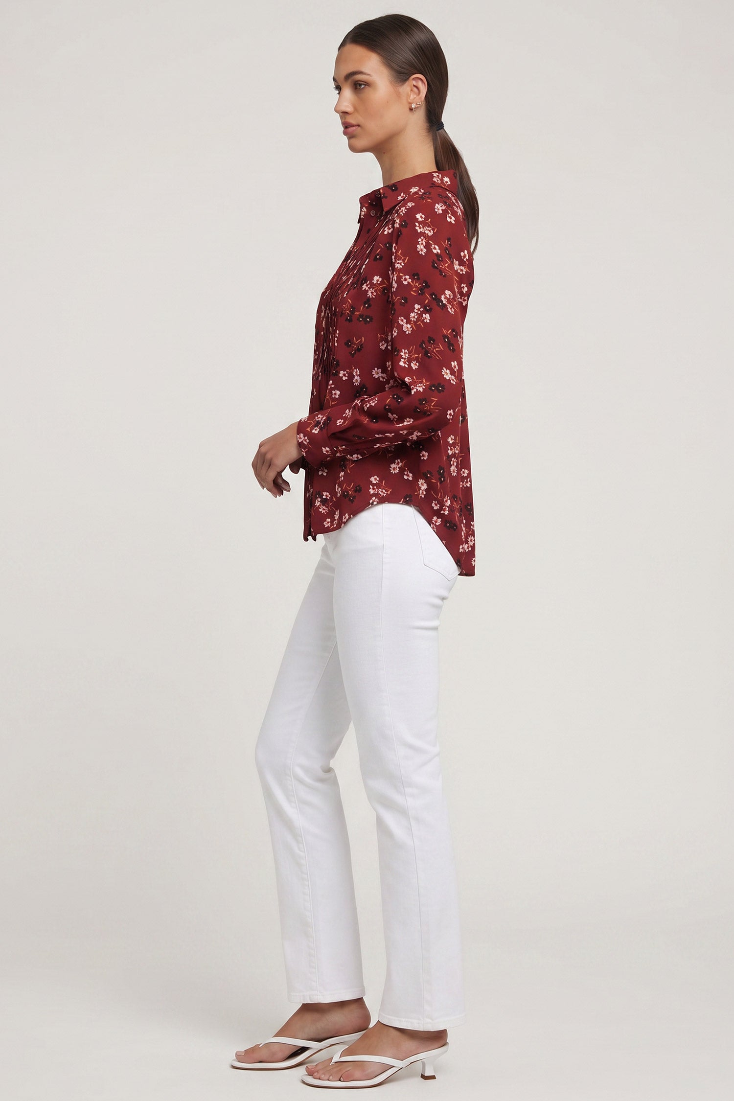 NYDJ Tuxedo Blouse  - Bienvenue