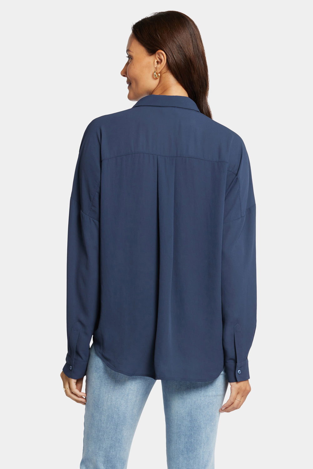 NYDJ Becky Blouse  - Oxford Navy