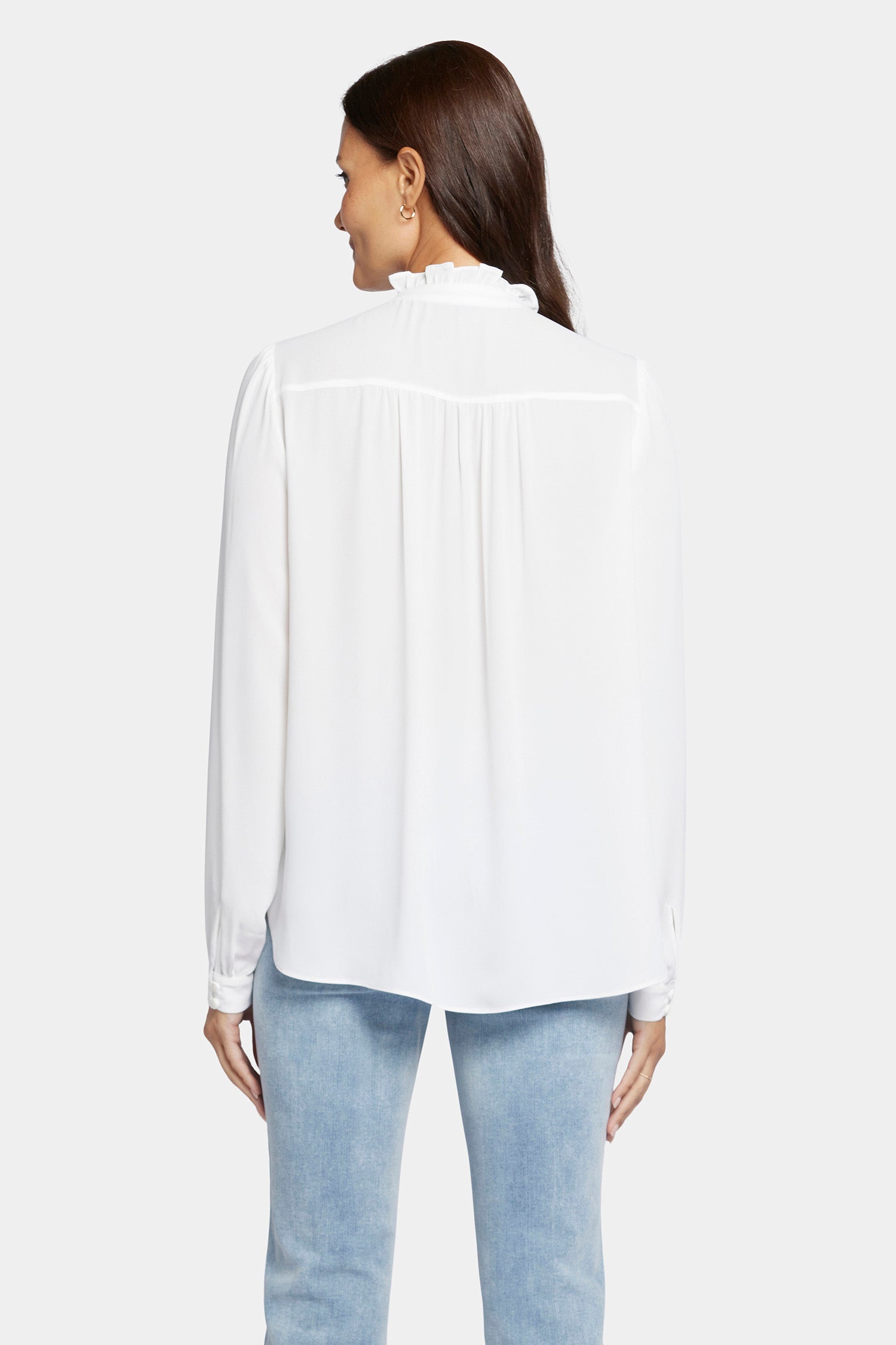 NYDJ Hannah Blouse  - Optic White
