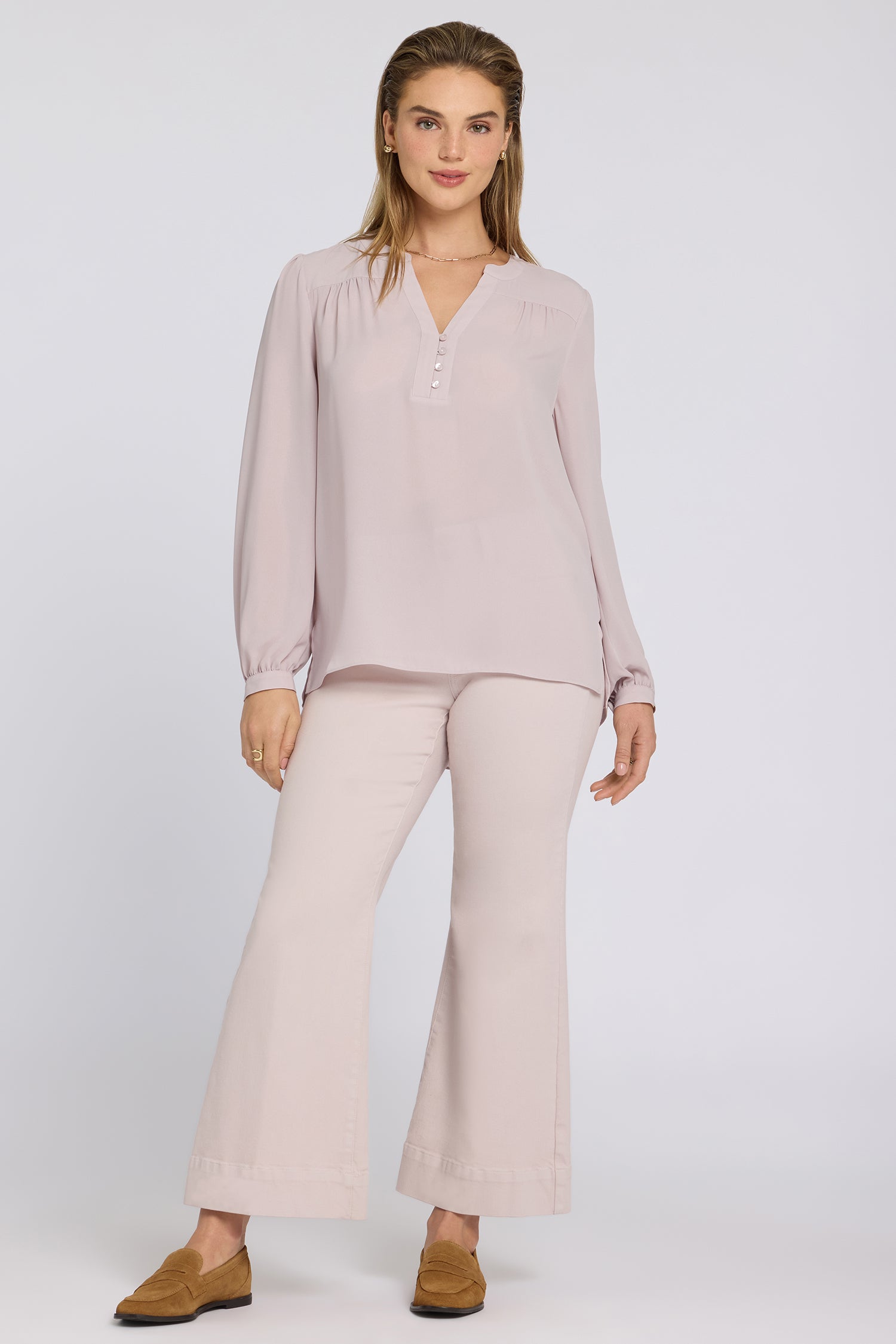NYDJ Trinity Blouse  - Rock Flower