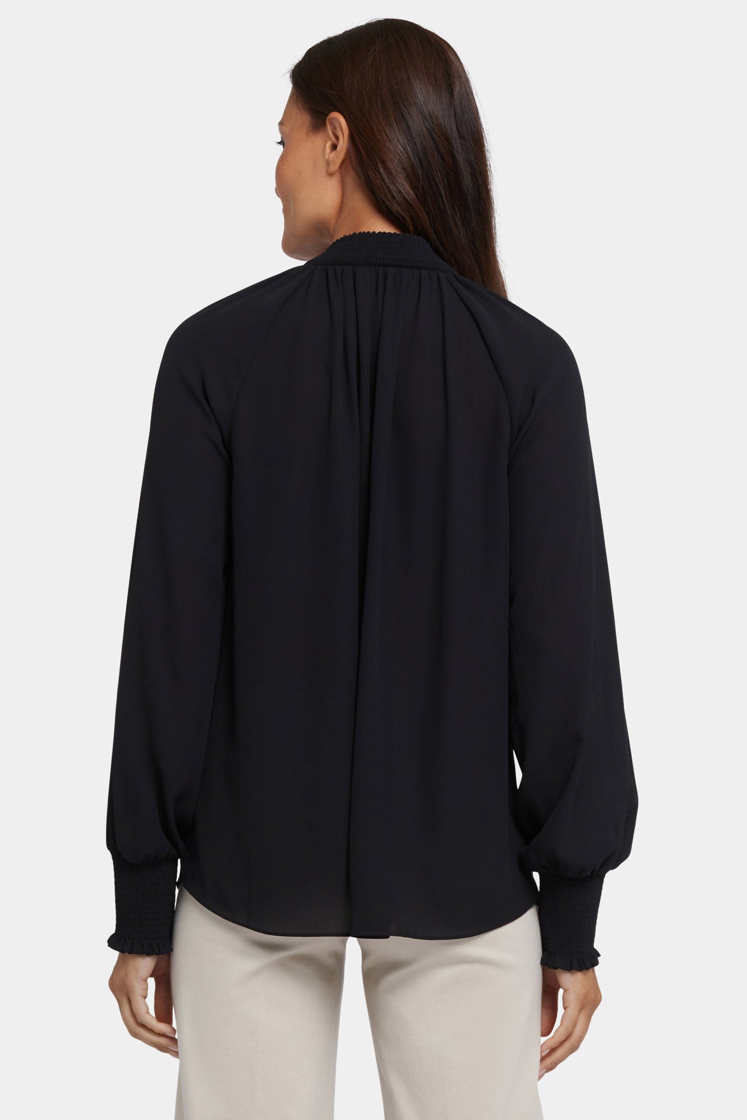 NYDJ Gemma Blouse  - Black