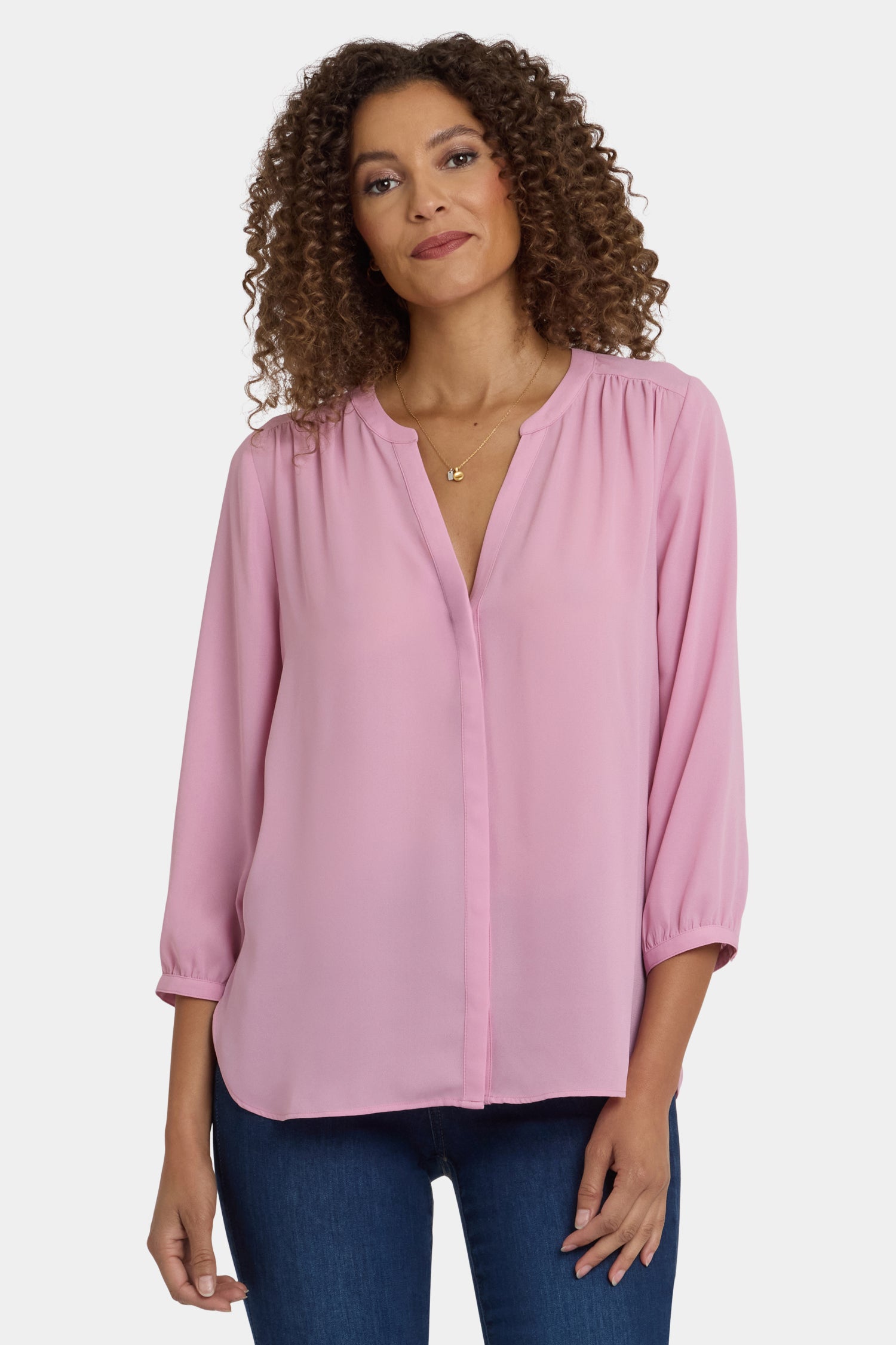 NYDJ Pintuck Blouse  - Ballet