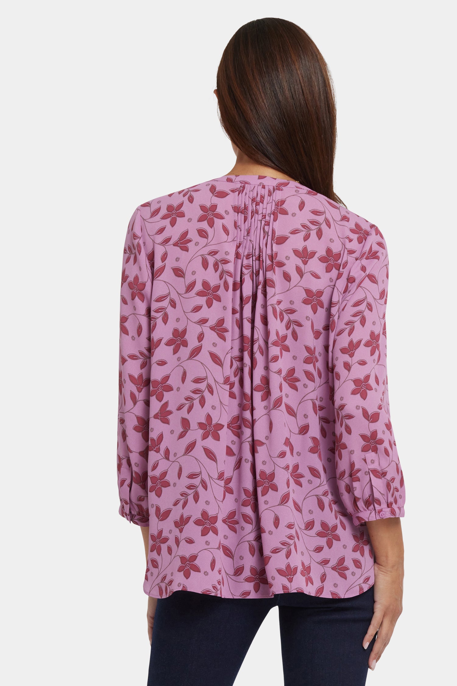 NYDJ Pintuck Blouse  - Chaillot