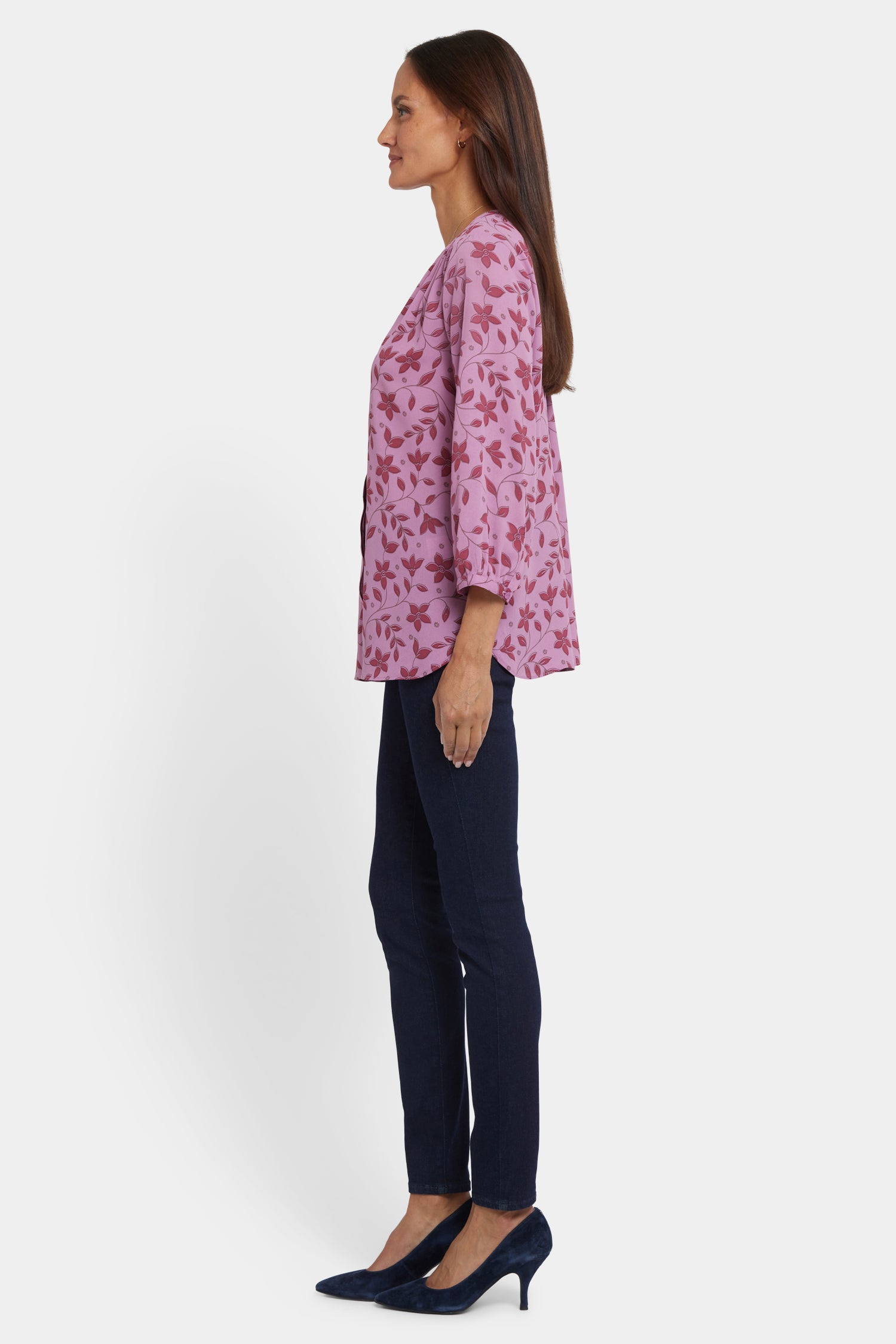 NYDJ Pintuck Blouse  - Chaillot