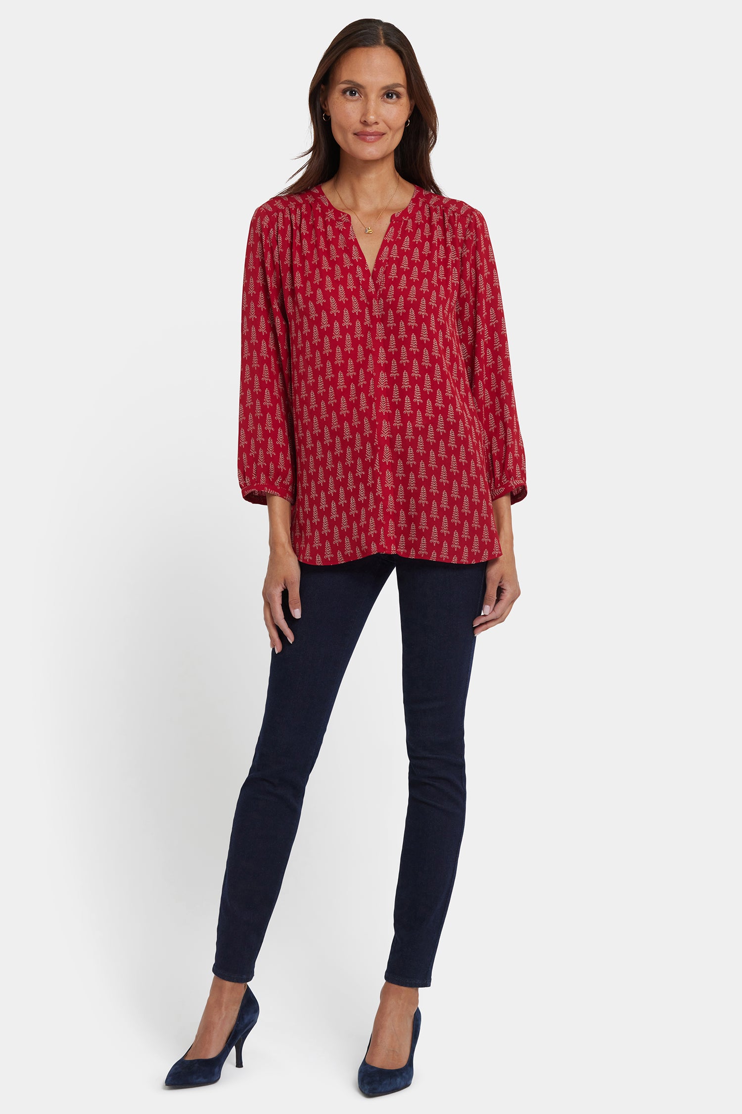NYDJ Pintuck Blouse  - Jacqueline