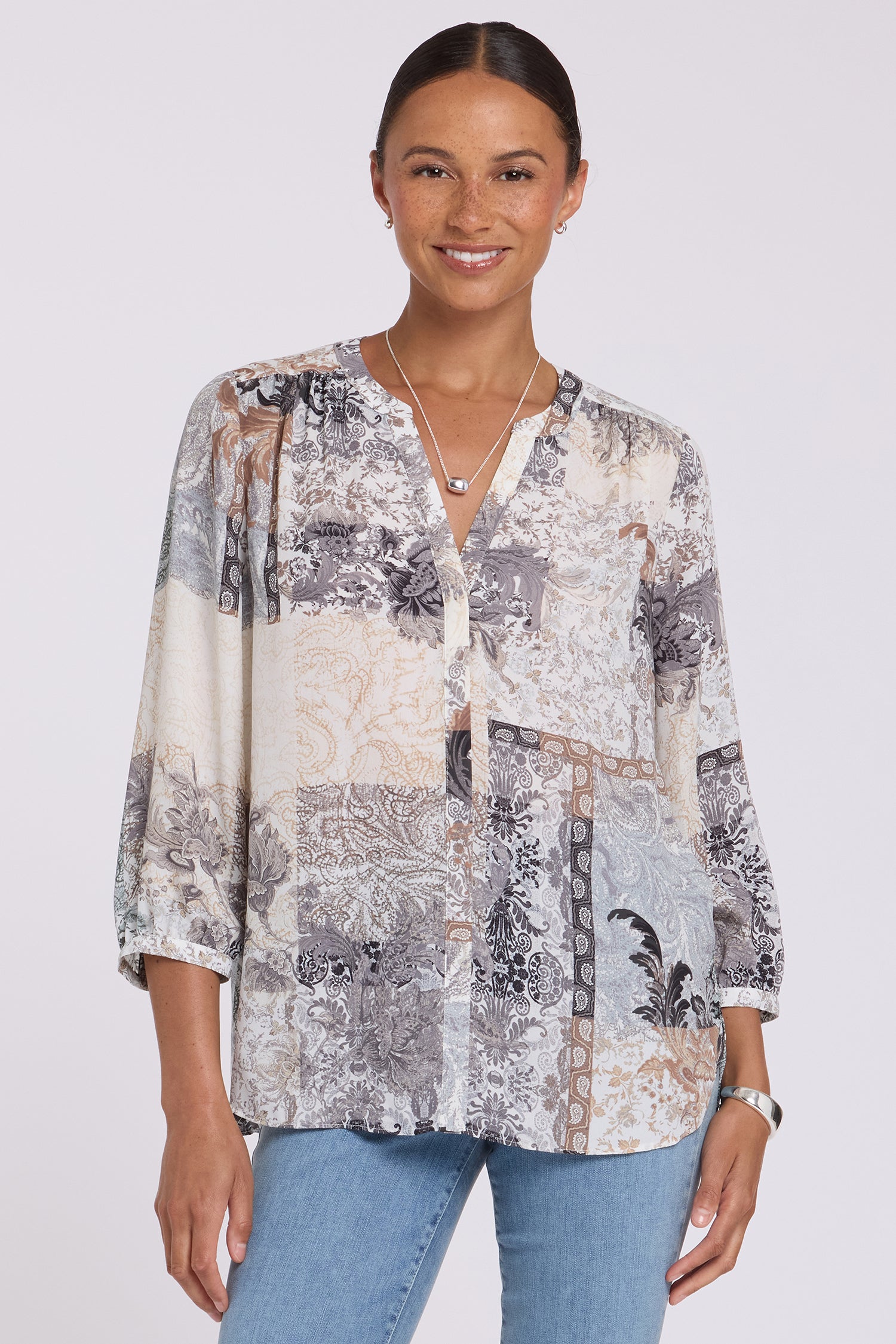 NYDJ Pintuck Blouse  - Saint-Yon