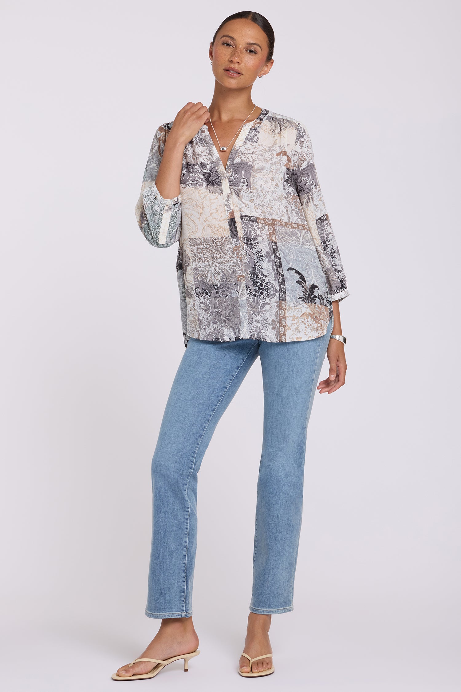 NYDJ Pintuck Blouse  - Saint-Yon
