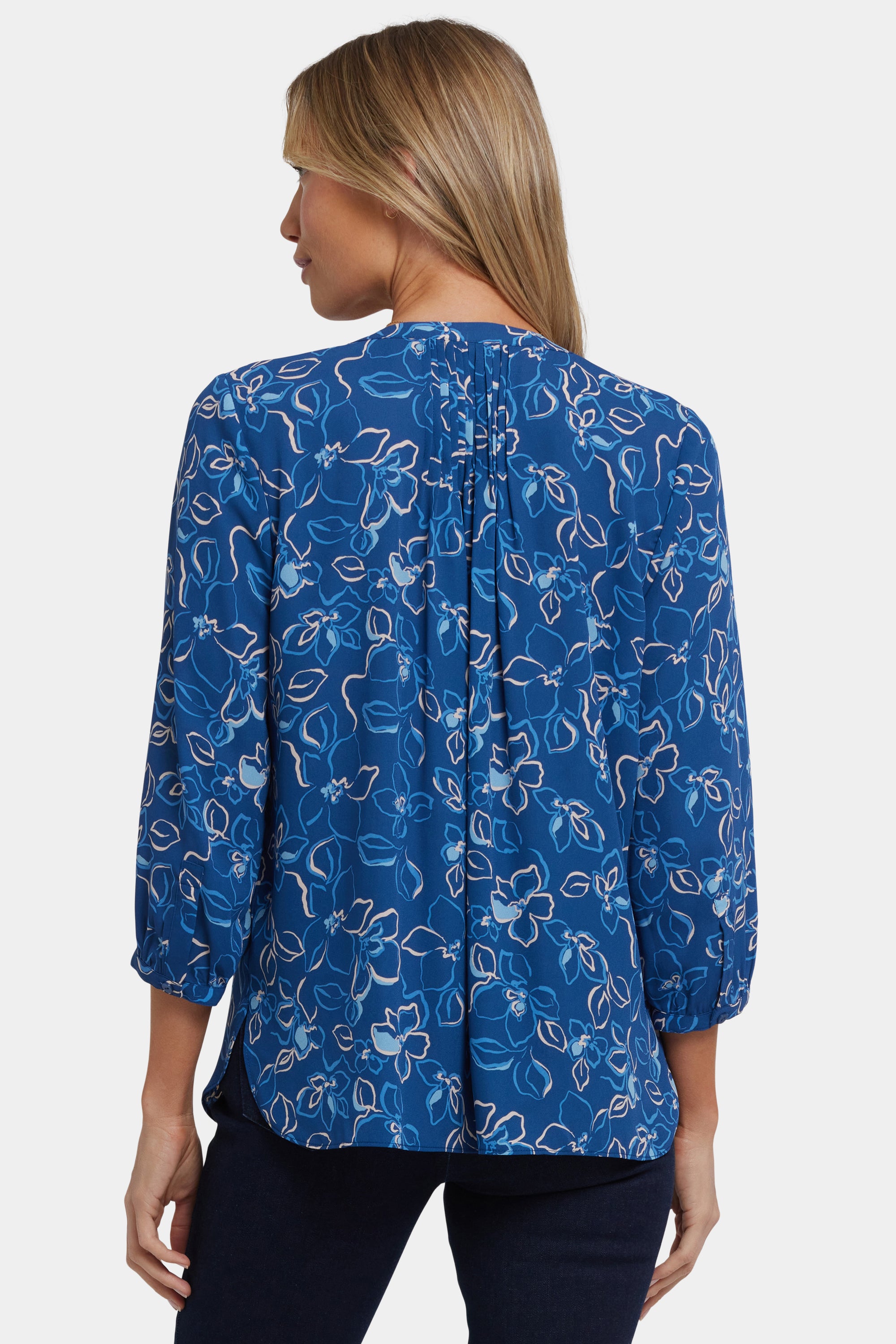 NYDJ Pintuck Blouse  - Fleur d'Yvette