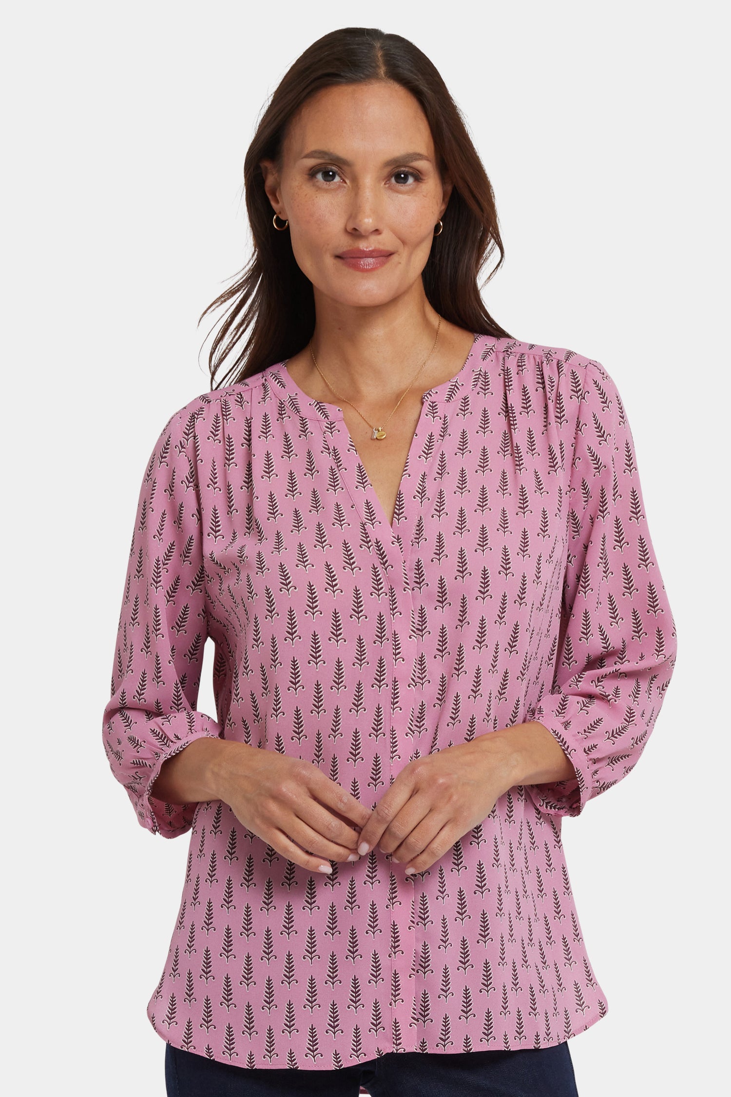 NYDJ Pintuck Blouse  - Palaiseau
