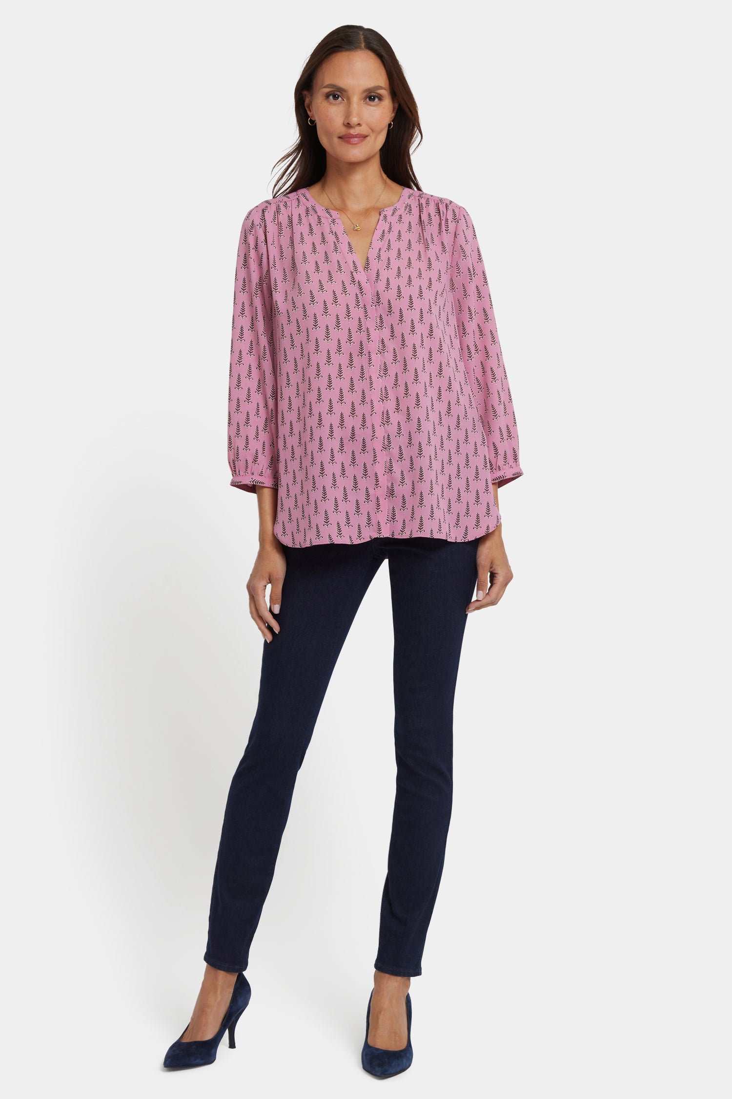 NYDJ Pintuck Blouse  - Palaiseau