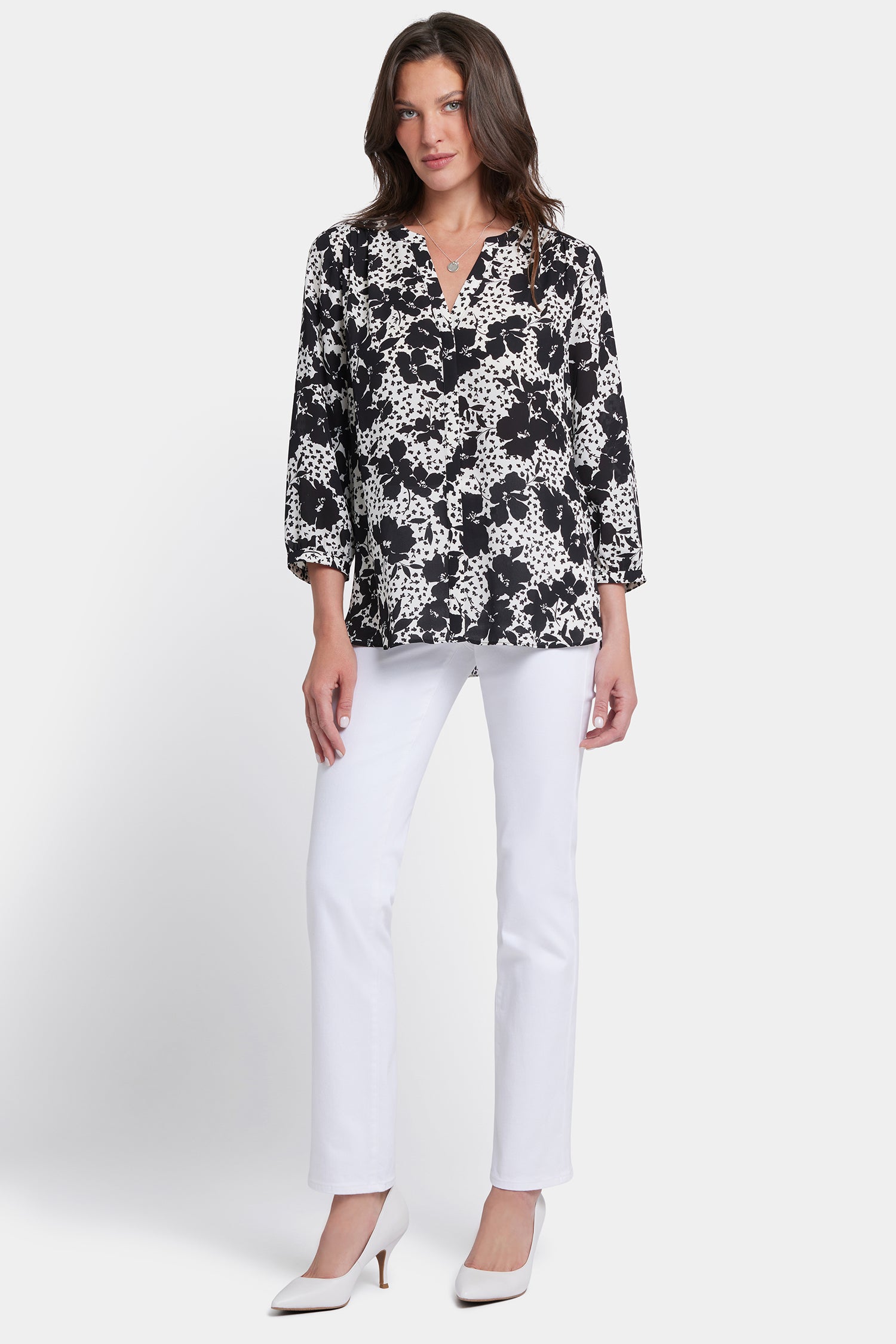 NYDJ Pintuck Blouse  - Lauroeta