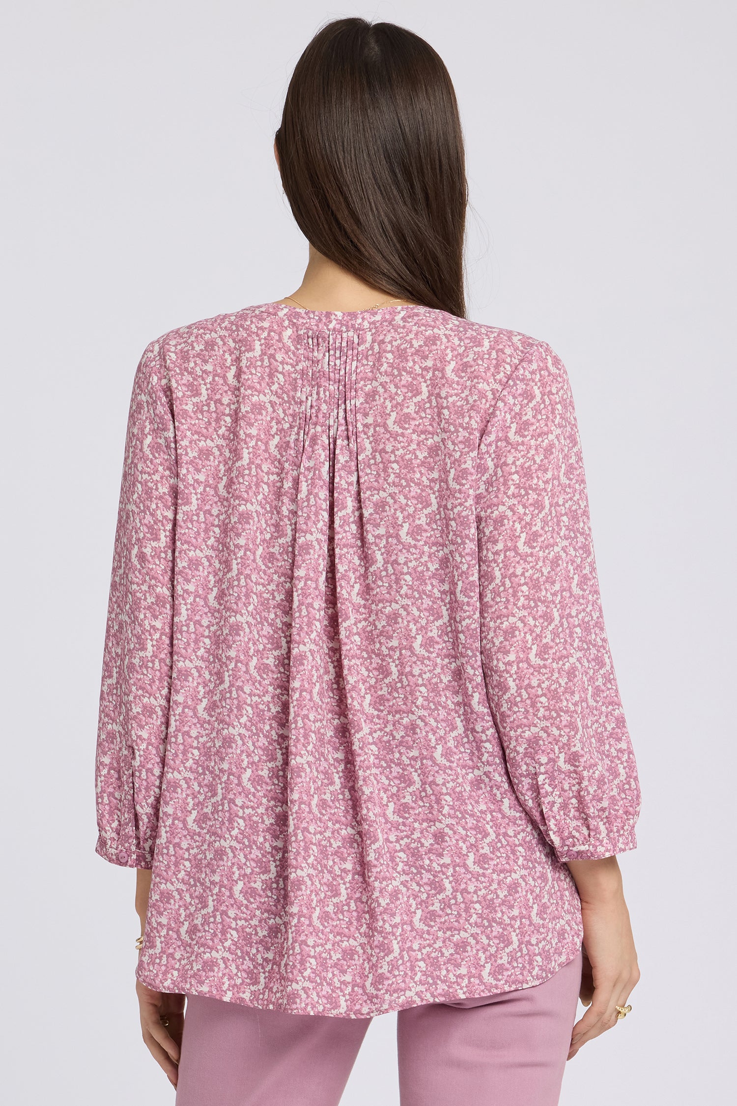NYDJ Pintuck Blouse  - Destiny Ditsy