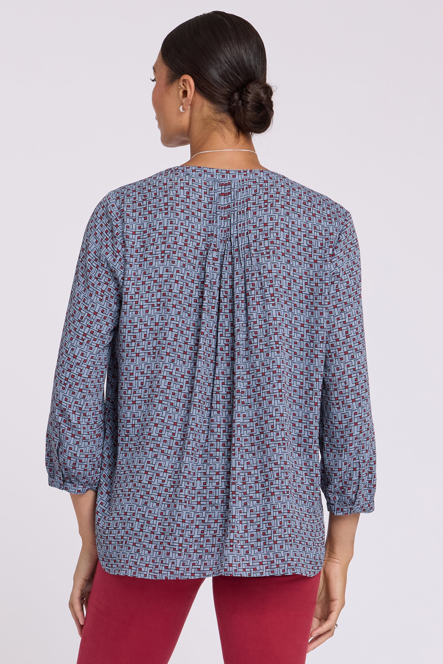 NYDJ Pintuck Blouse  - Gillian Geo