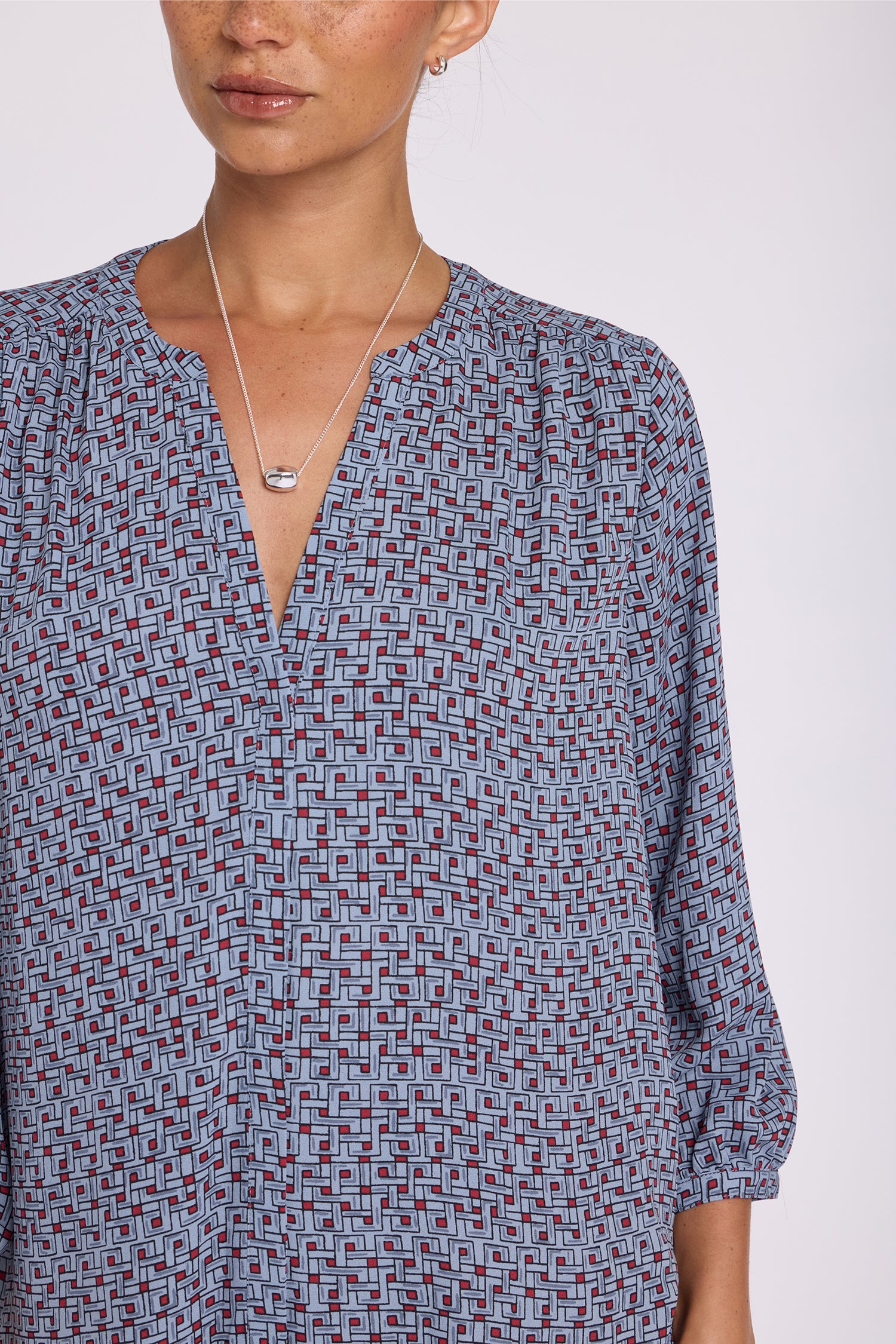 NYDJ Pintuck Blouse  - Gillian Geo