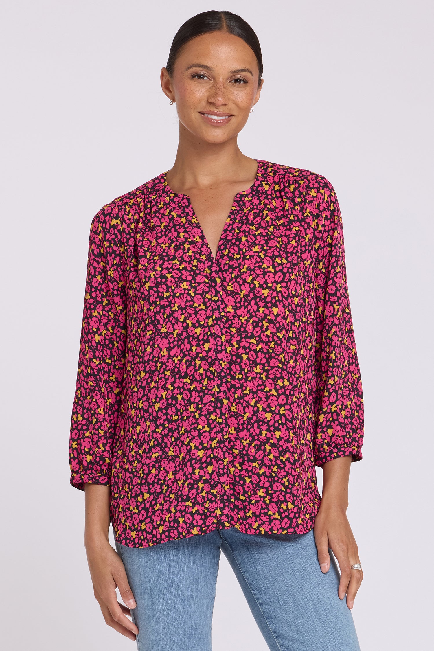 NYDJ Pintuck Blouse  - Evangeline