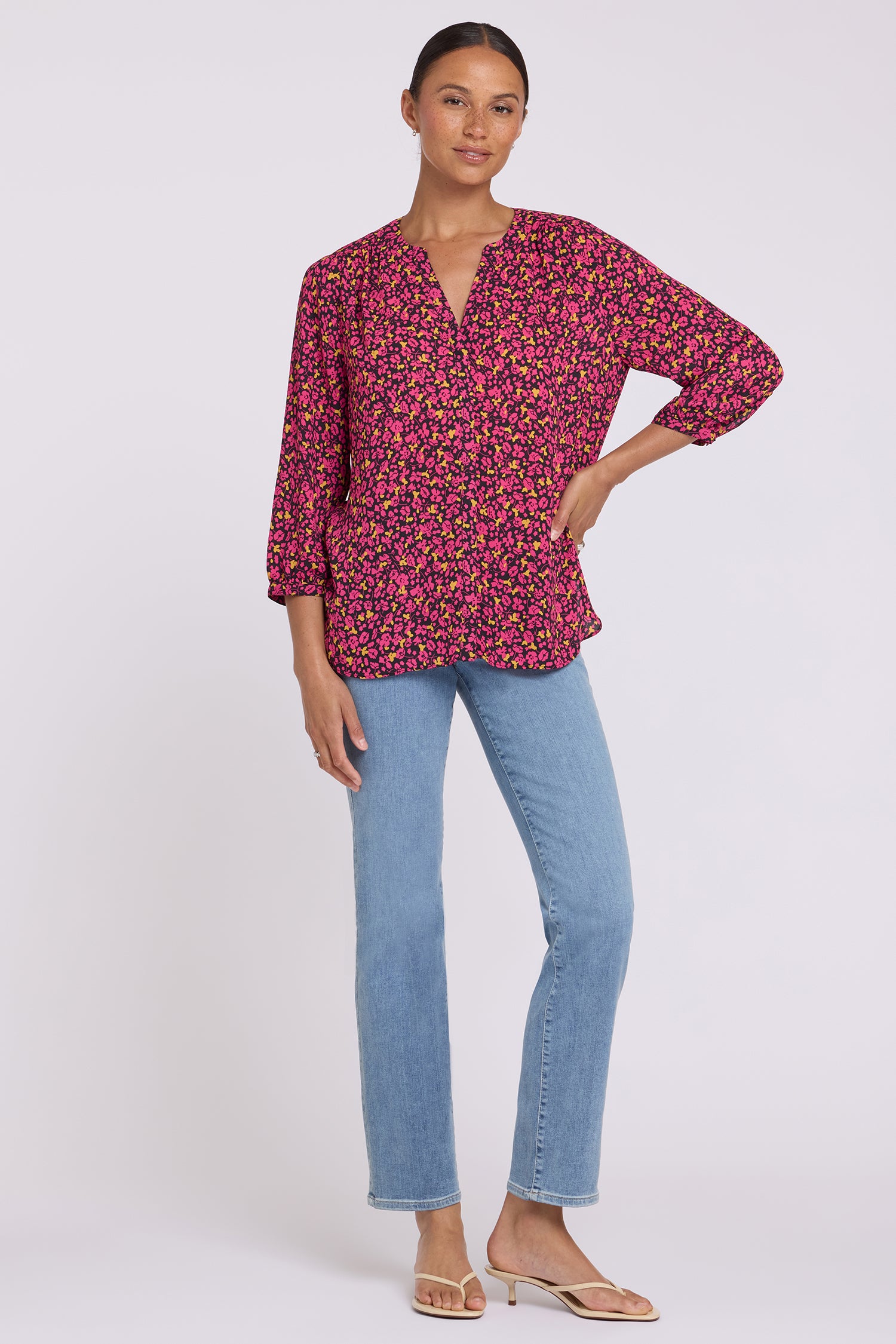 NYDJ Pintuck Blouse  - Evangeline