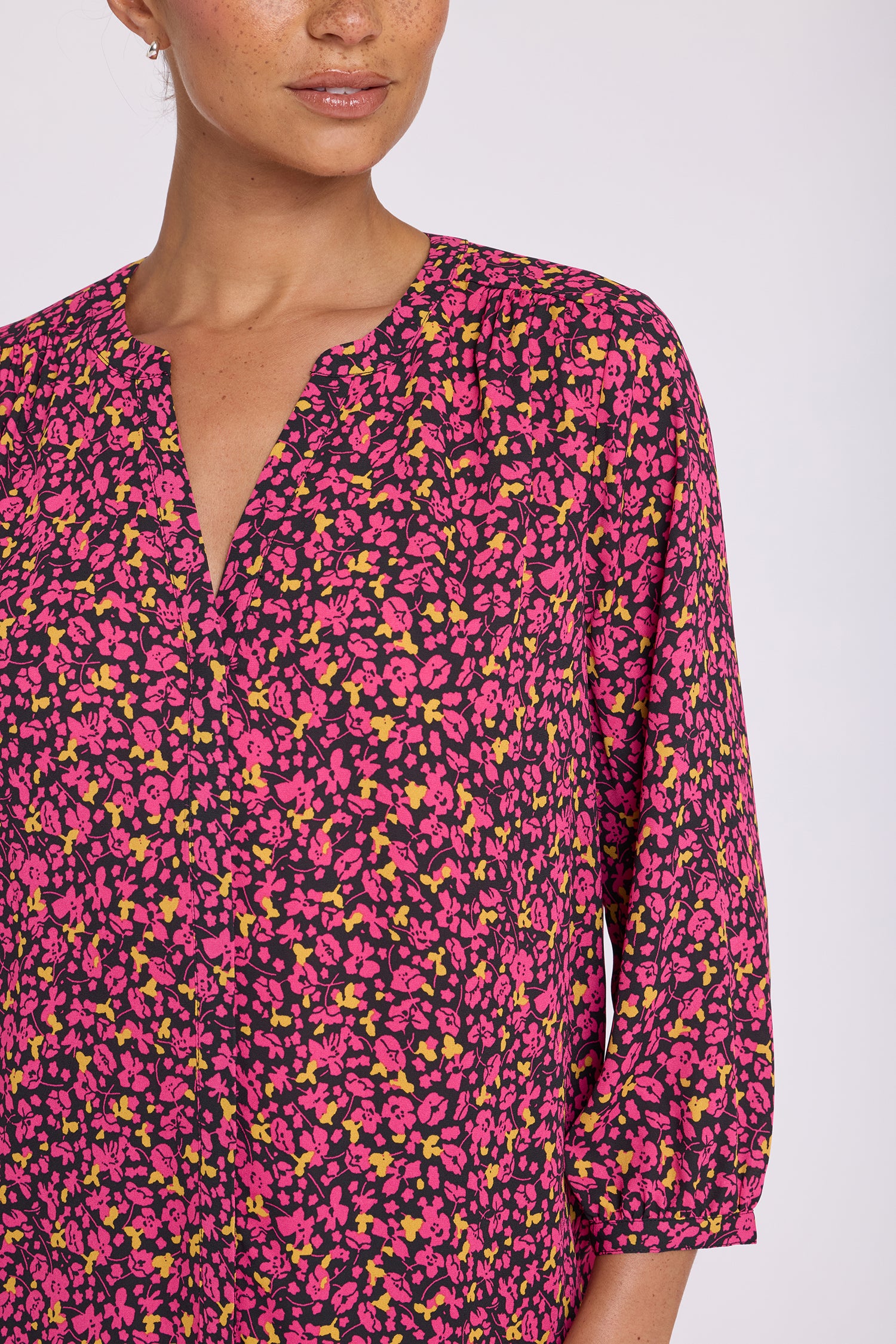 NYDJ Pintuck Blouse  - Evangeline