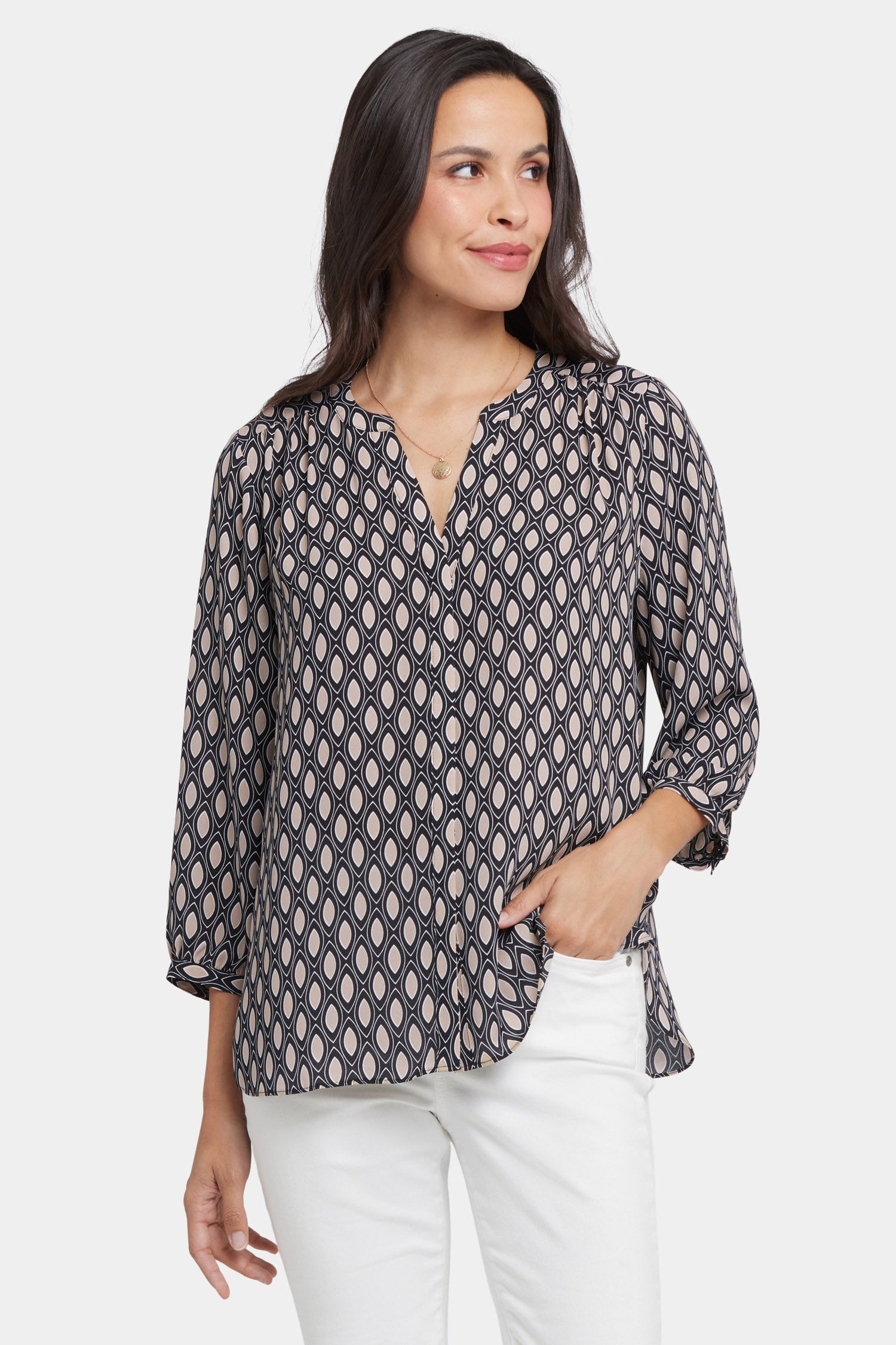 NYDJ Pintuck Blouse  - Roca Lissa