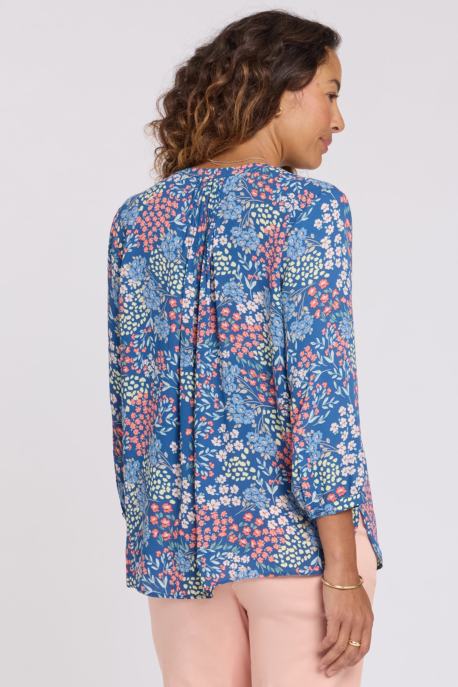 NYDJ Pintuck Blouse  - Walking on Sunshine