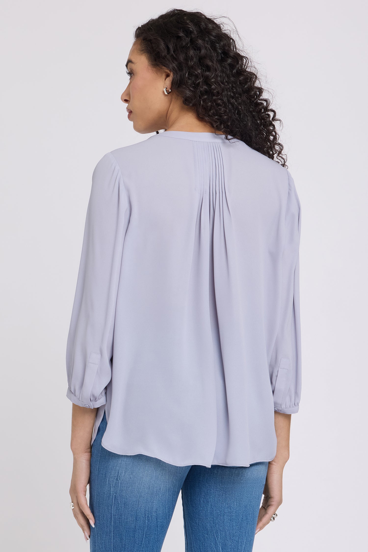 NYDJ Pintuck Blouse  - Vintage Lavender
