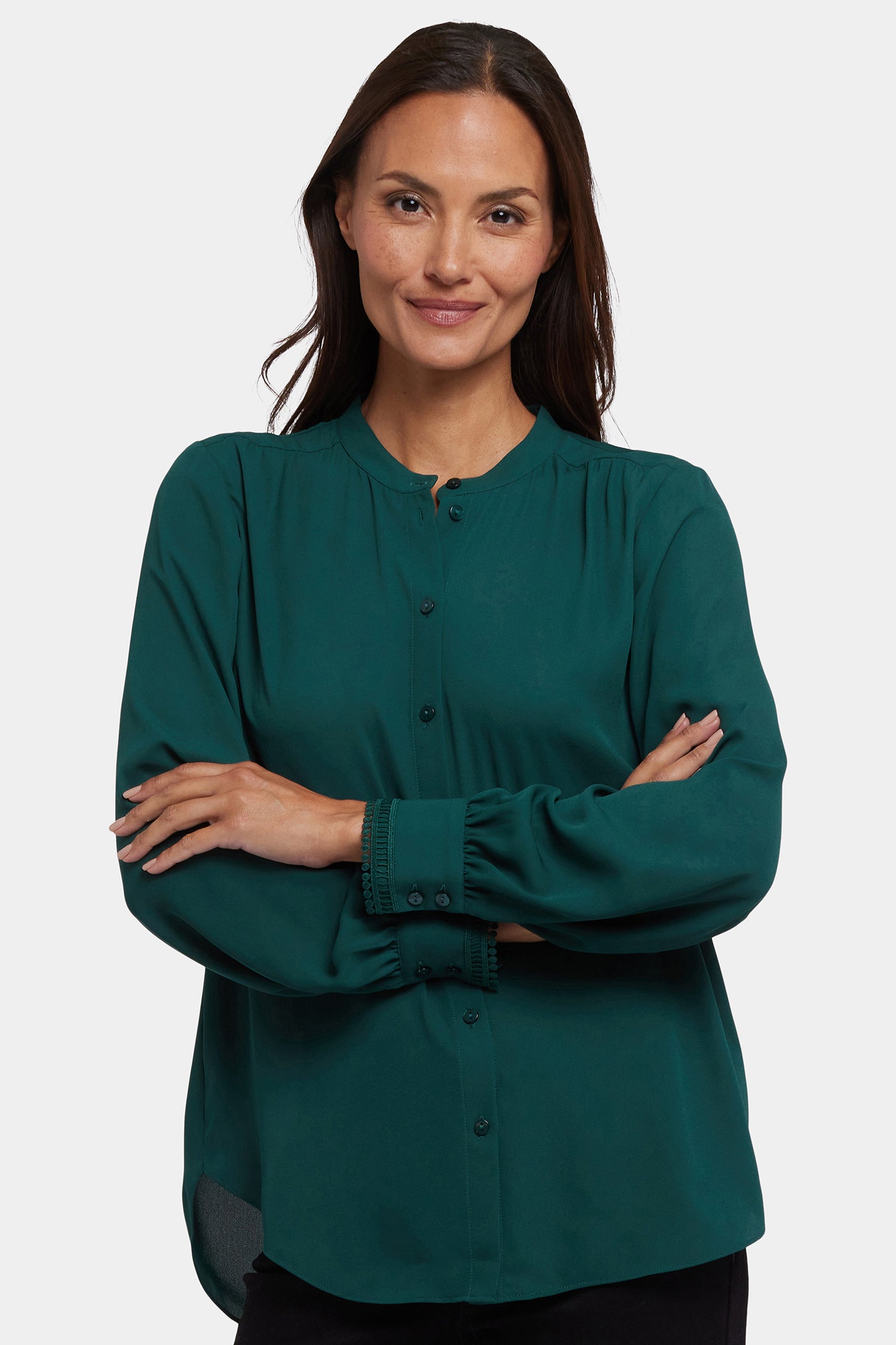 NYDJ Janie Blouse  - Pine Forest