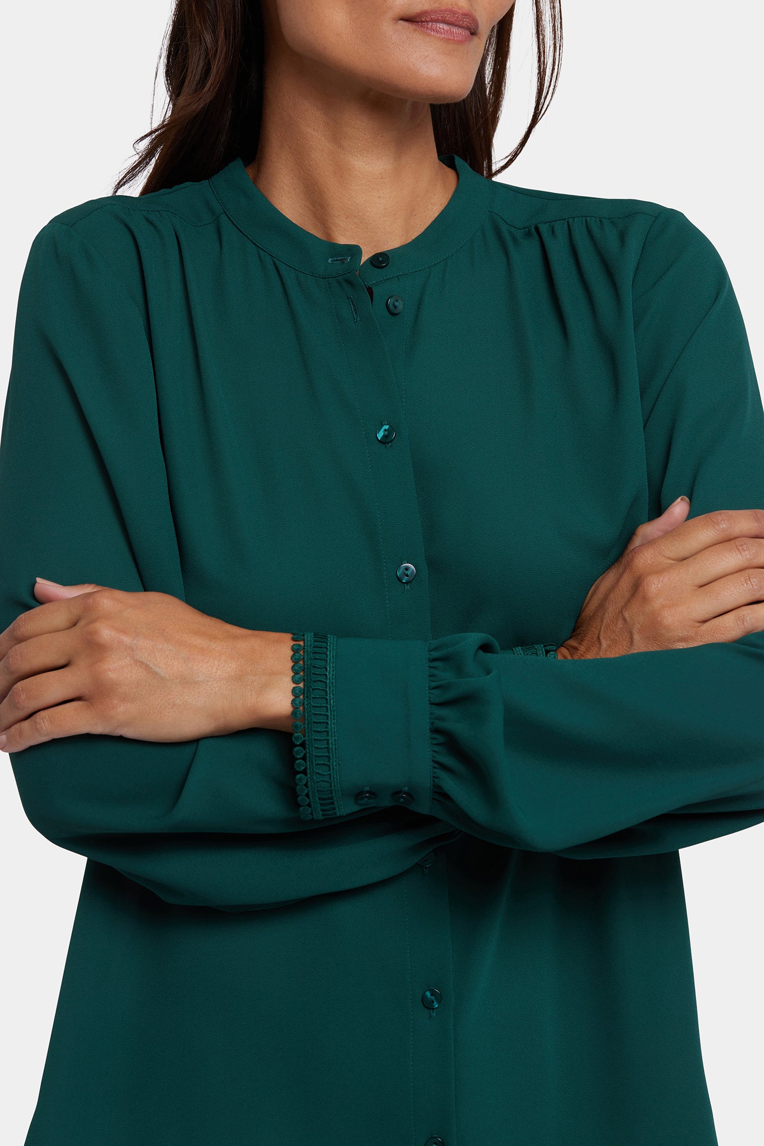 NYDJ Janie Blouse  - Pine Forest