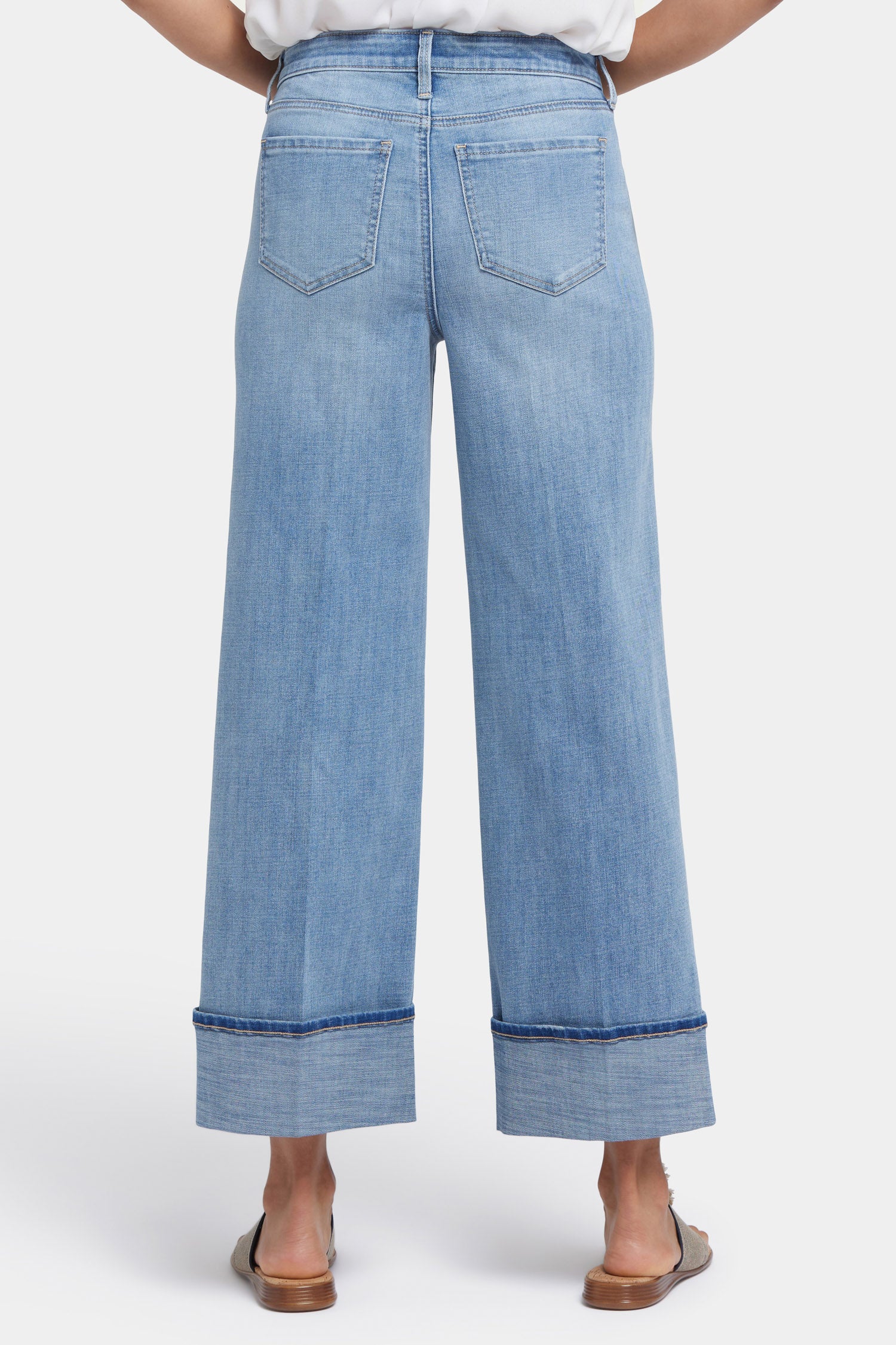 NYDJ Teresa Wide Leg Jeans  With High Rise, 28